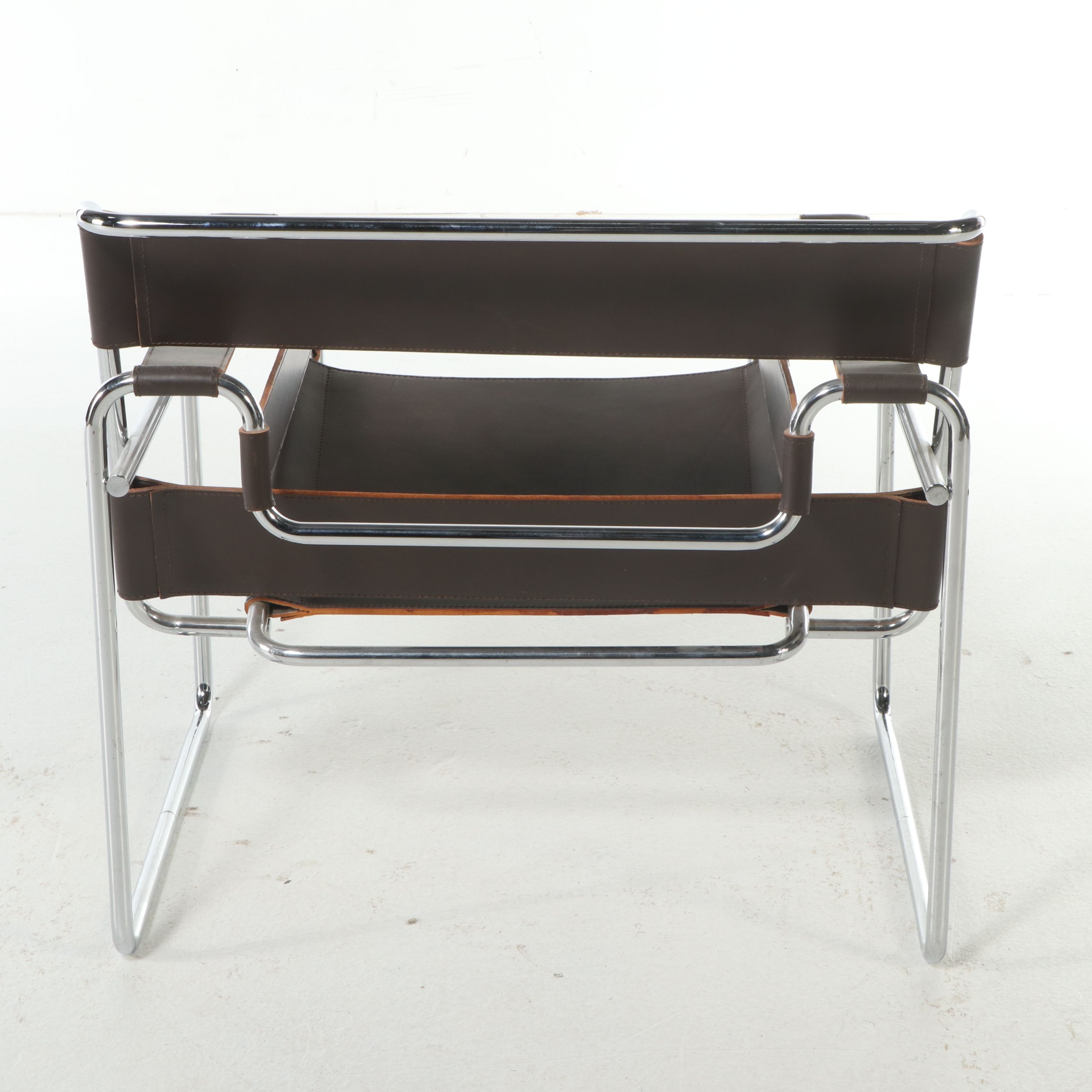 Marcel Breuer for Knoll Chrome and Leather Wassily Chair
