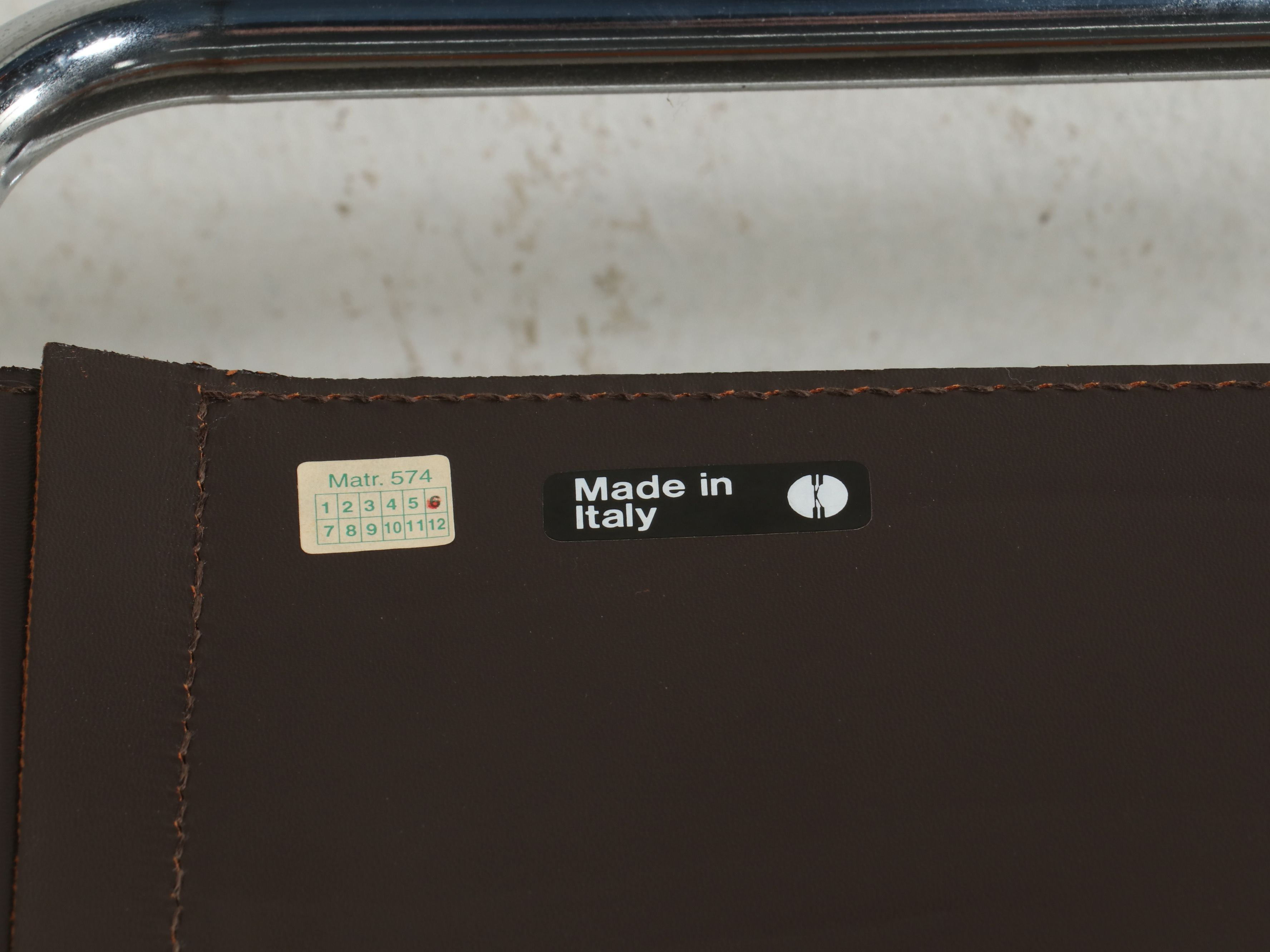 Marcel Breuer for Knoll Chrome and Leather Wassily Chair