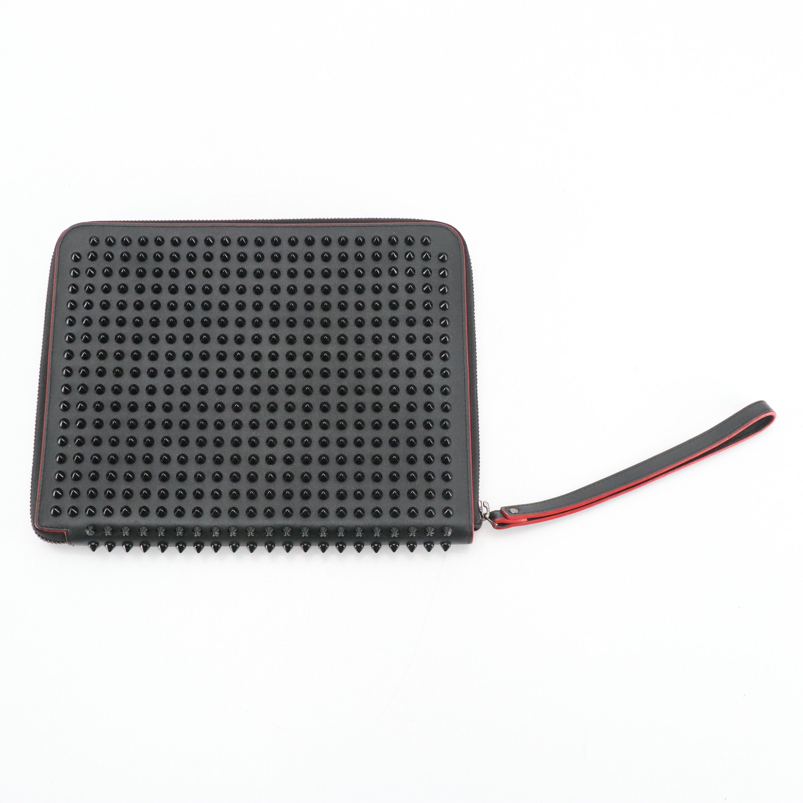 Christian Louboutin Cris Zip-Around iPad Case in Spike Studded Calf Leather