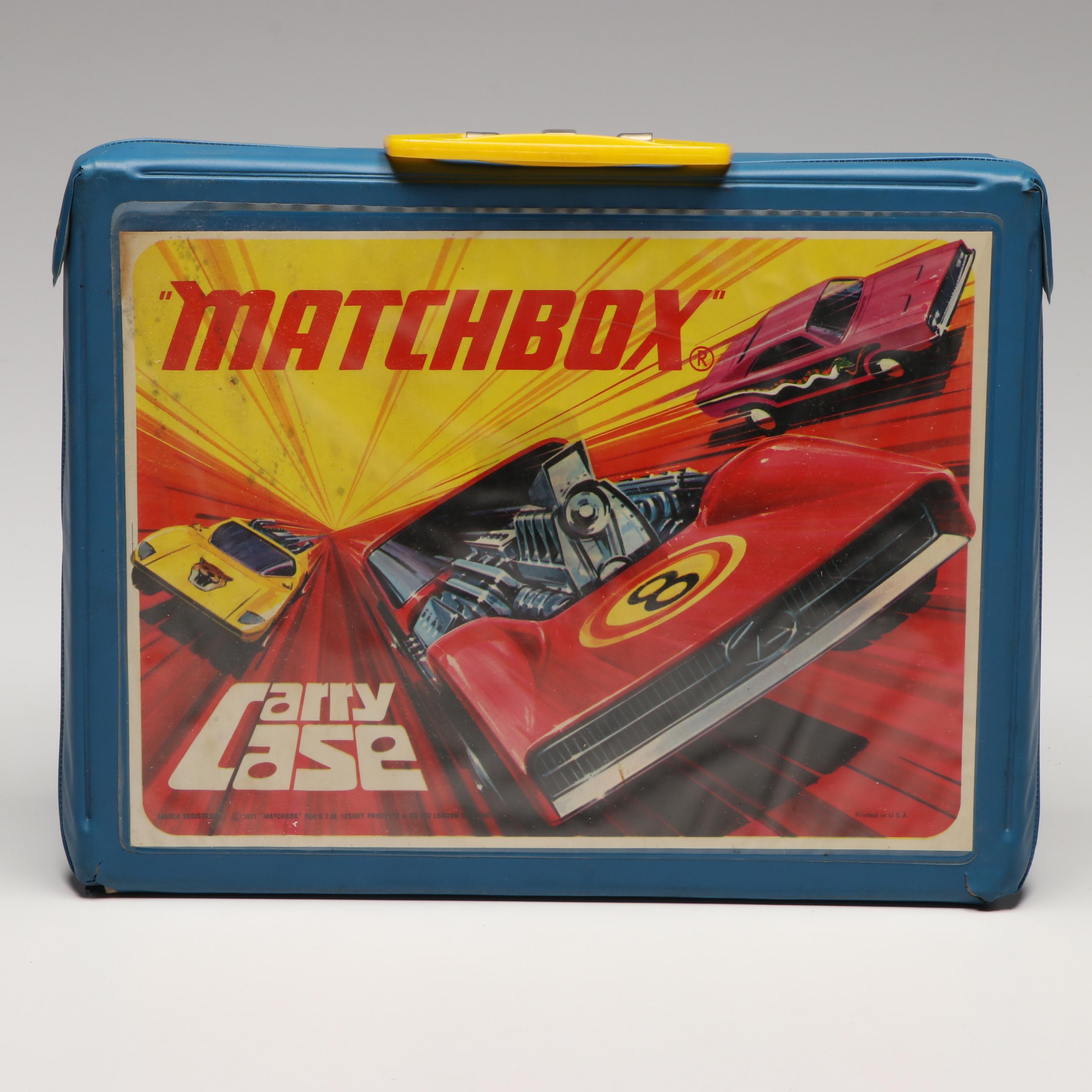 Matchbox City Play Set with Carry Cases and Other Diecast Toy Cars