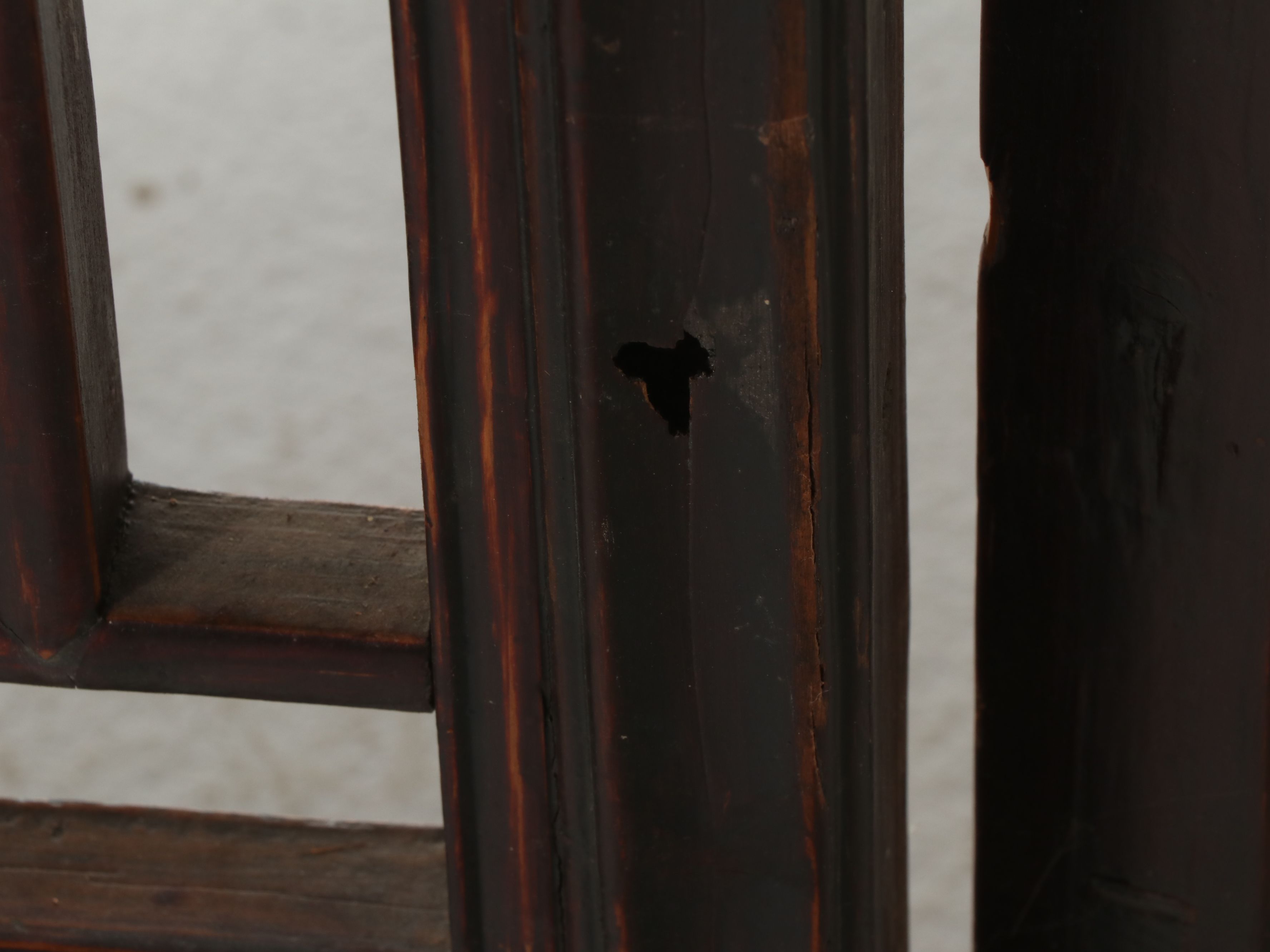 Chinese Carved Wood Three-Panel Screen