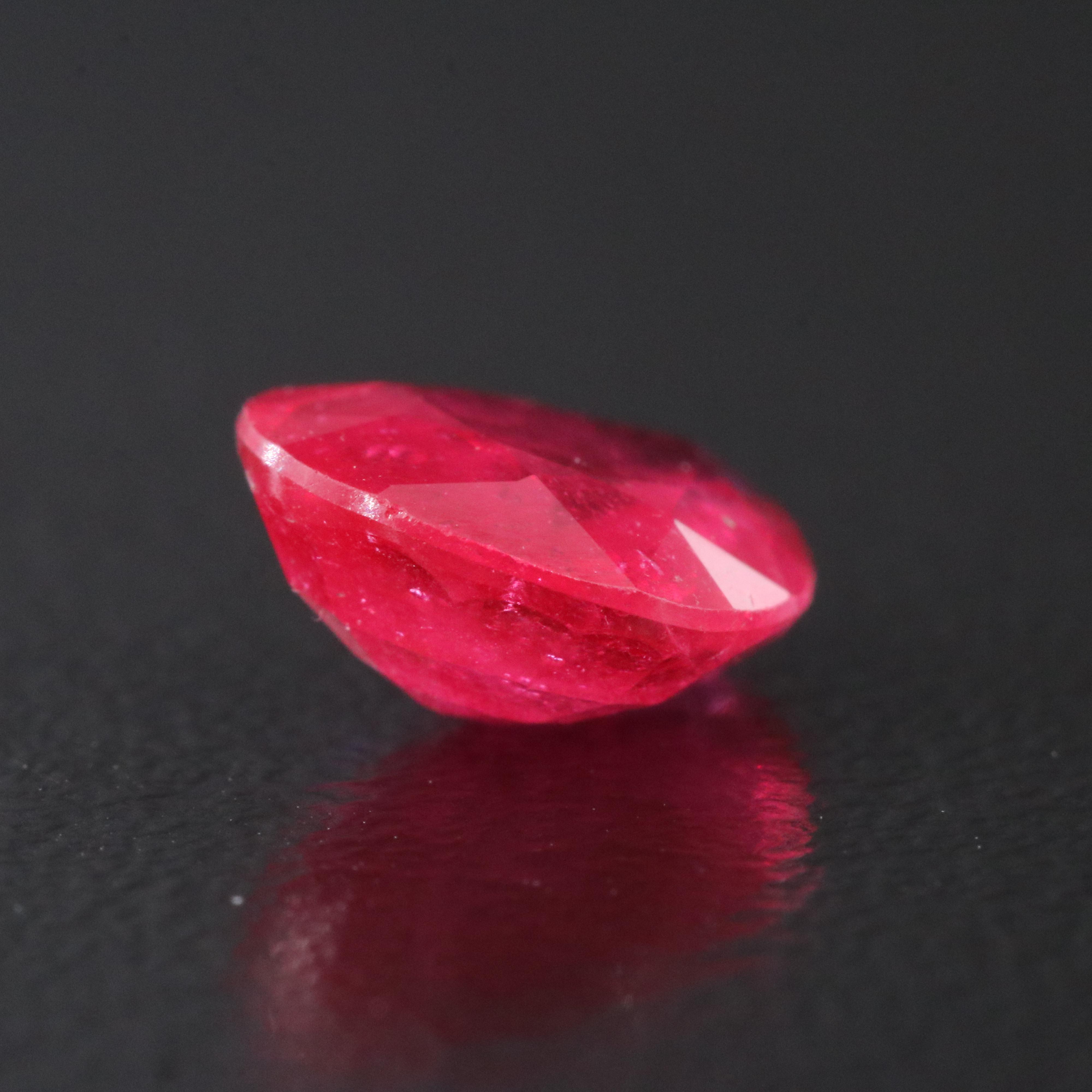Loose 2.75 CT Lab Grown Ruby