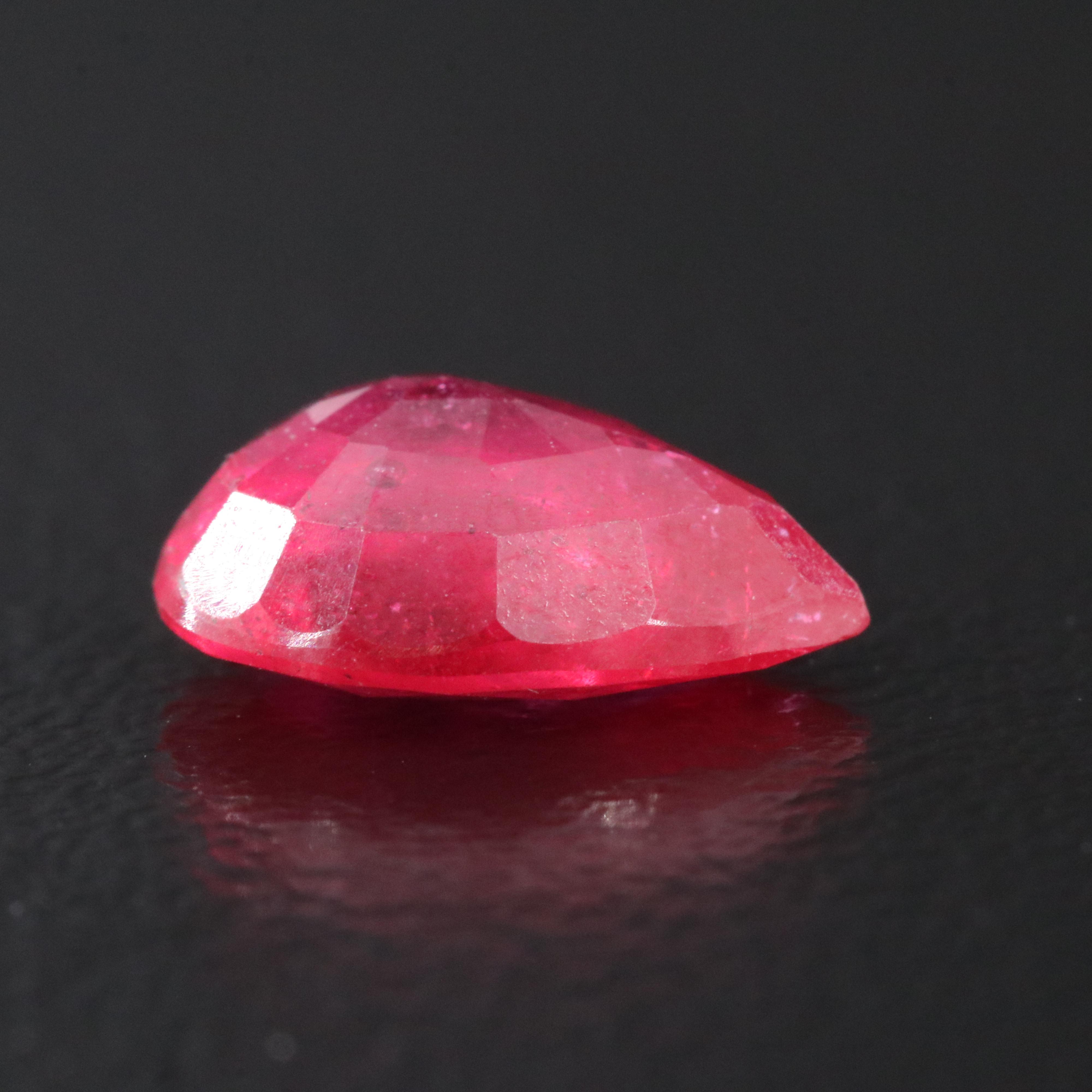 Loose 2.75 CT Lab Grown Ruby