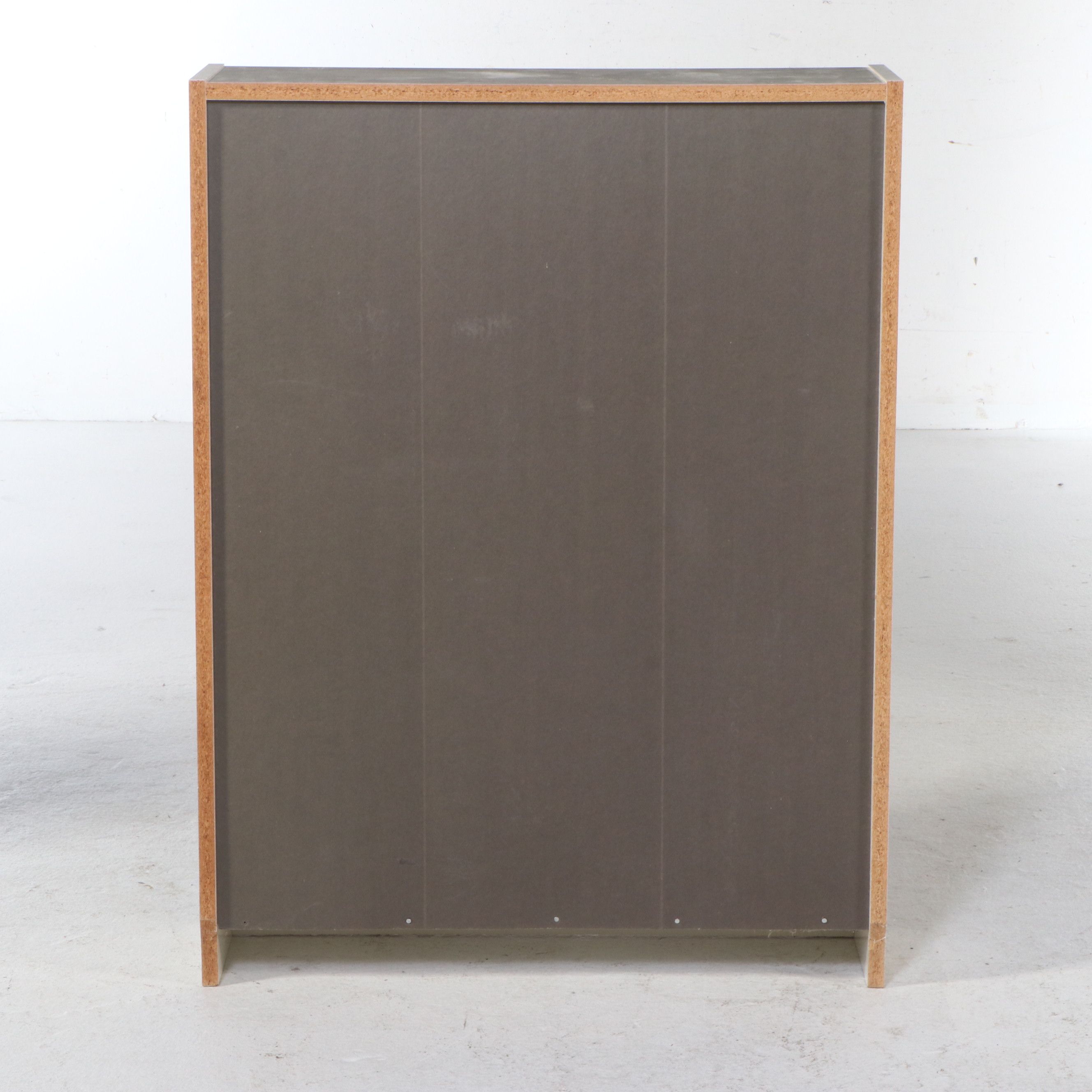 Set of Five White Wooden Freestanding Bookcases