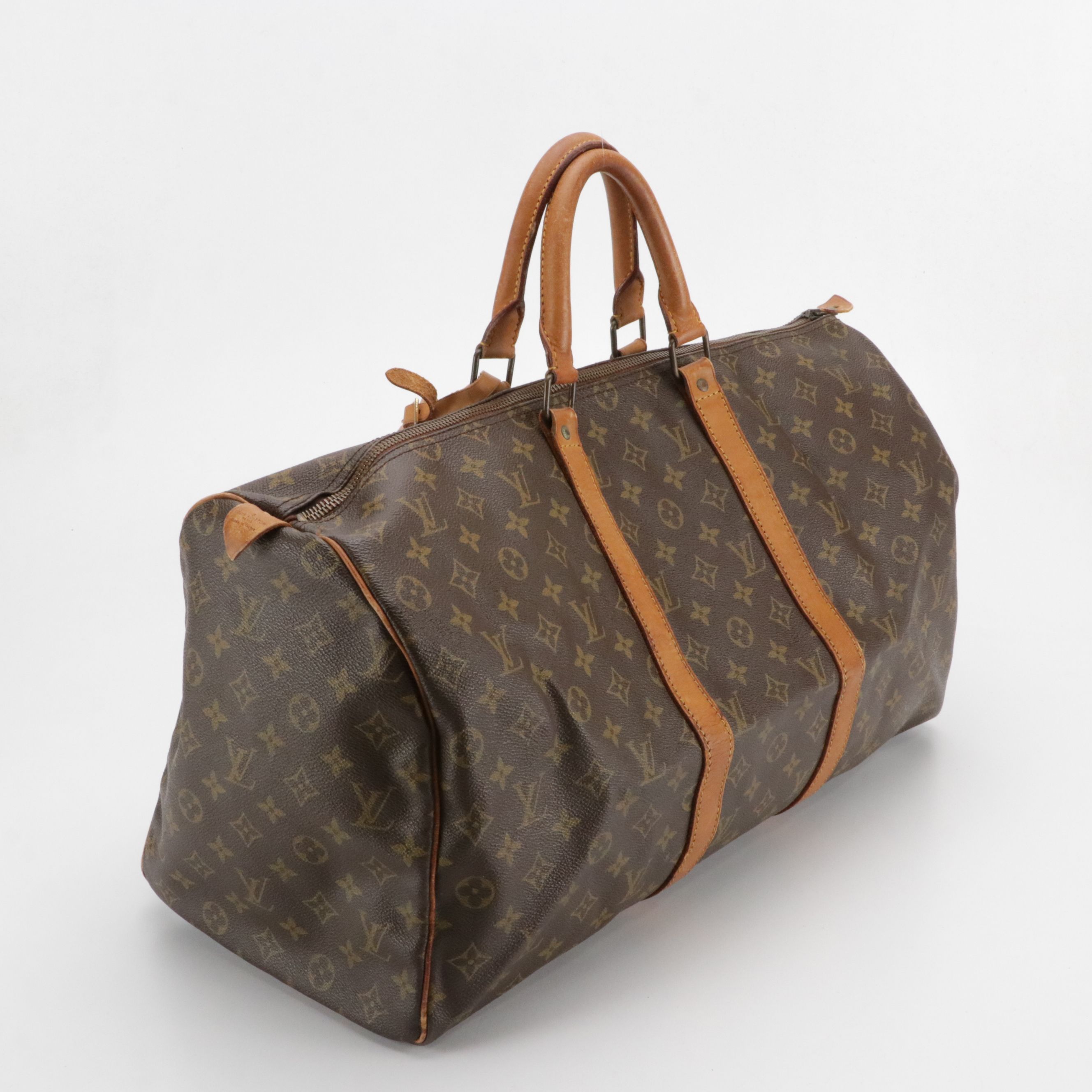 Louis Vuitton Keepall 50 in Monogram Canvas and Leather
