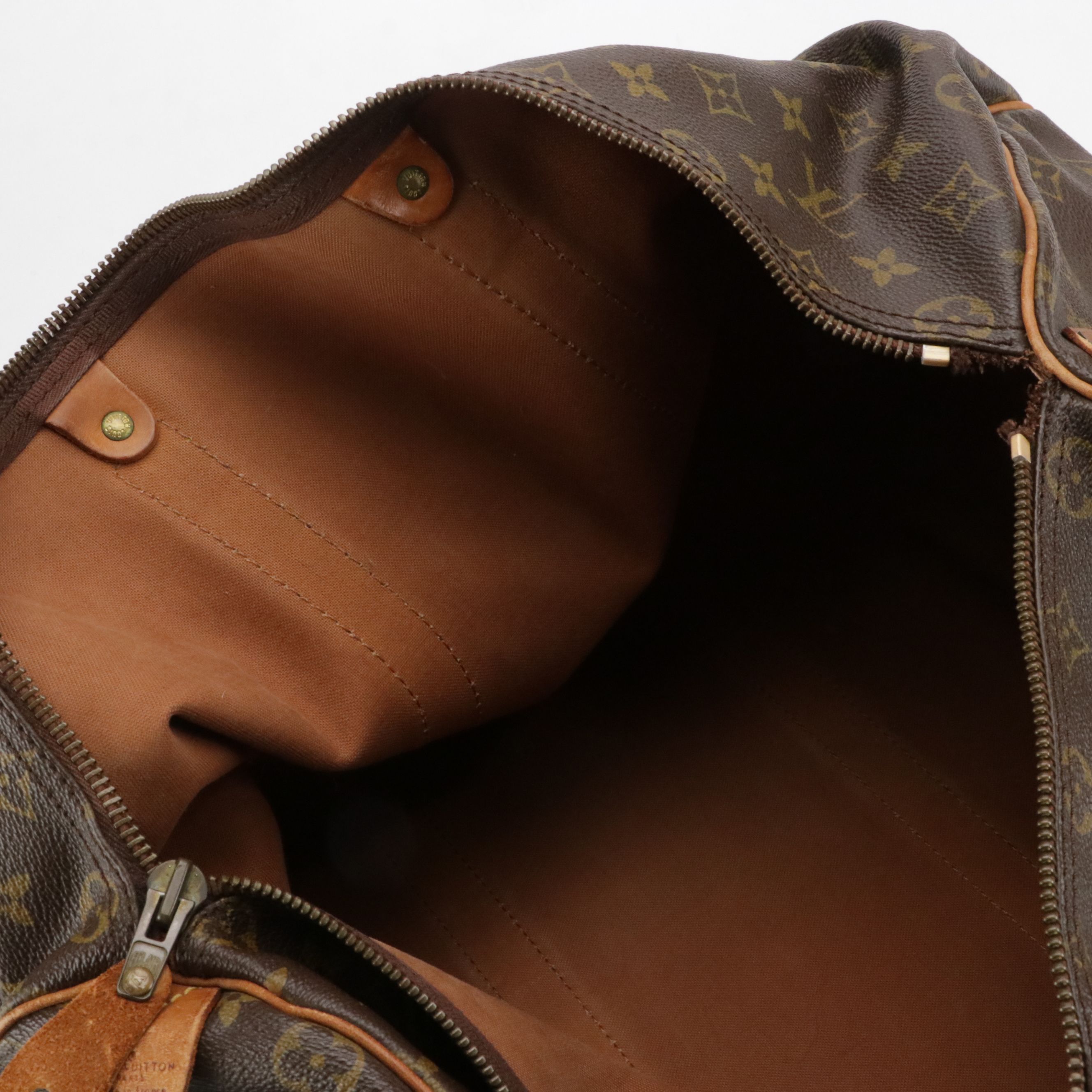 Louis Vuitton Keepall 50 in Monogram Canvas and Leather