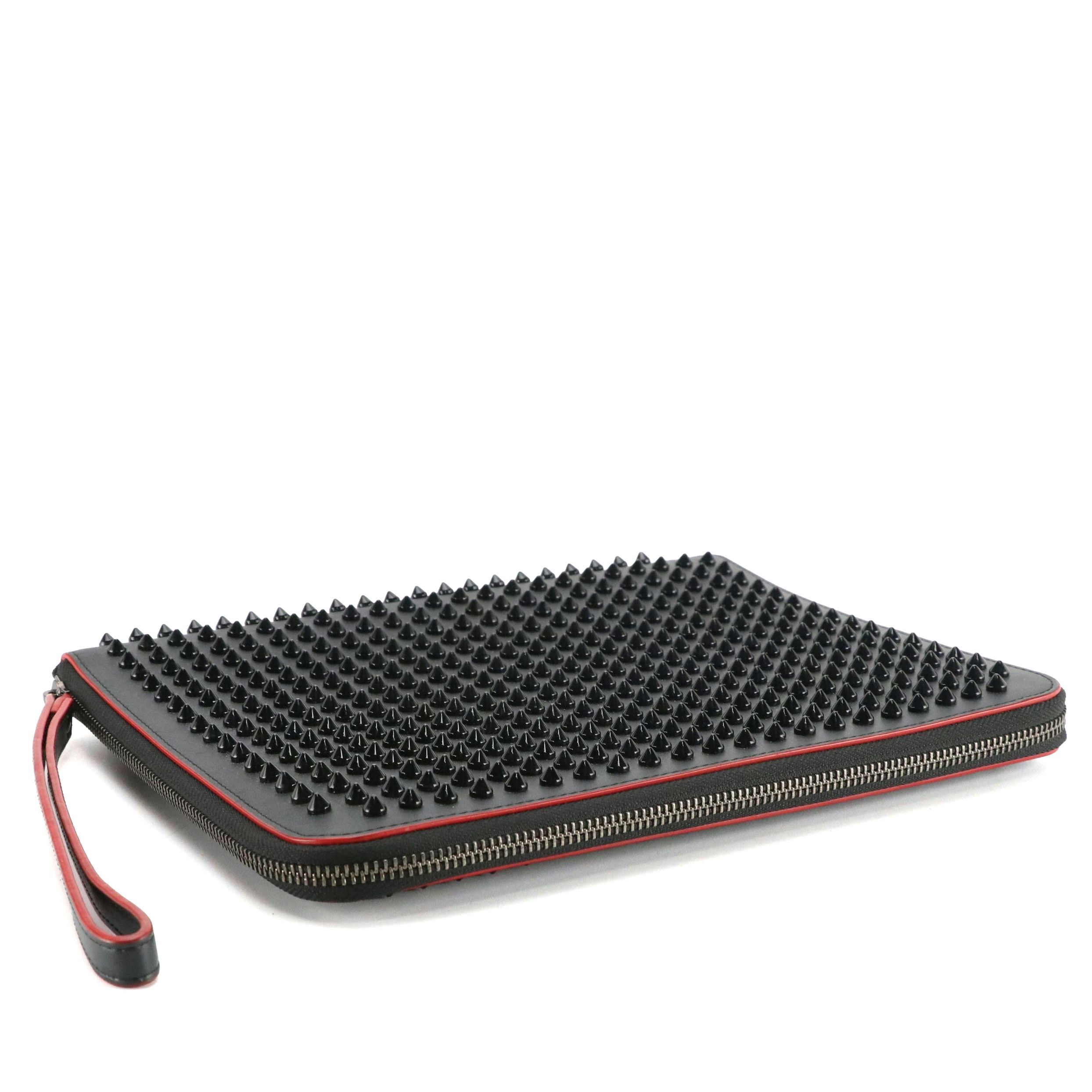 Christian Louboutin Cris Zip-Around iPad Case in Spike Studded Calf Leather