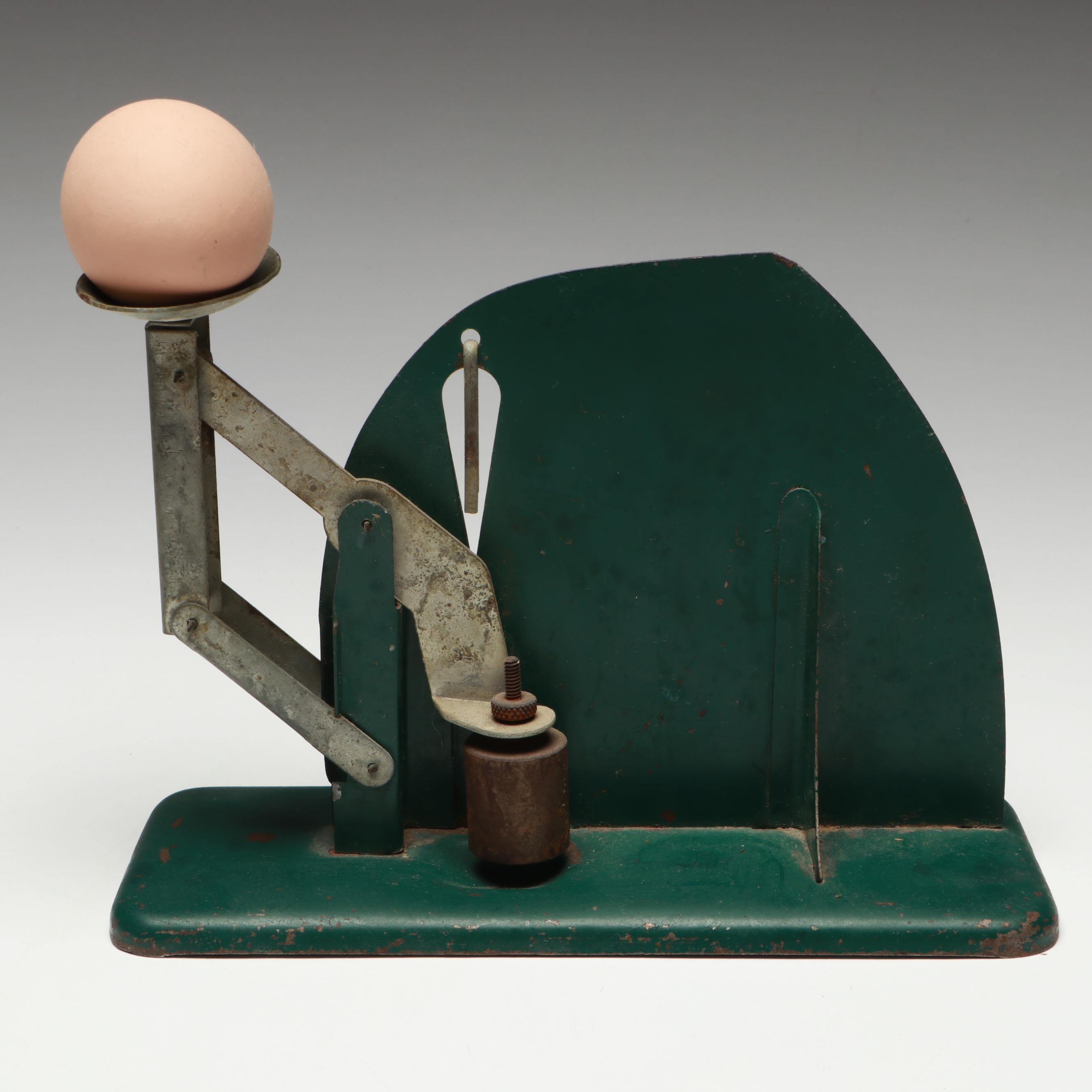 Farm Master Egg Scale with Faux Egg, Early to Mid-20th Century