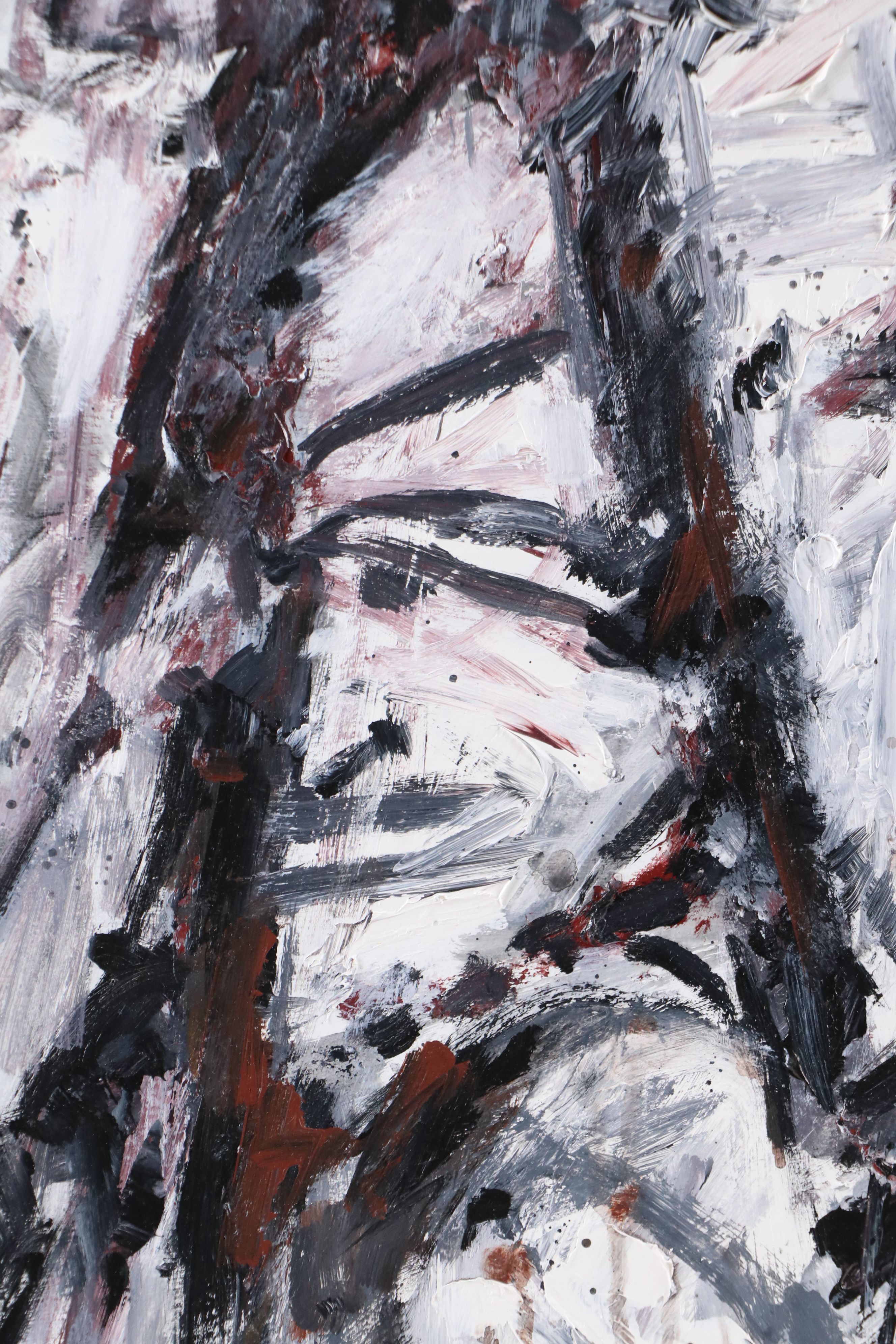Jack Meanwell Acrylic Painting, 1995