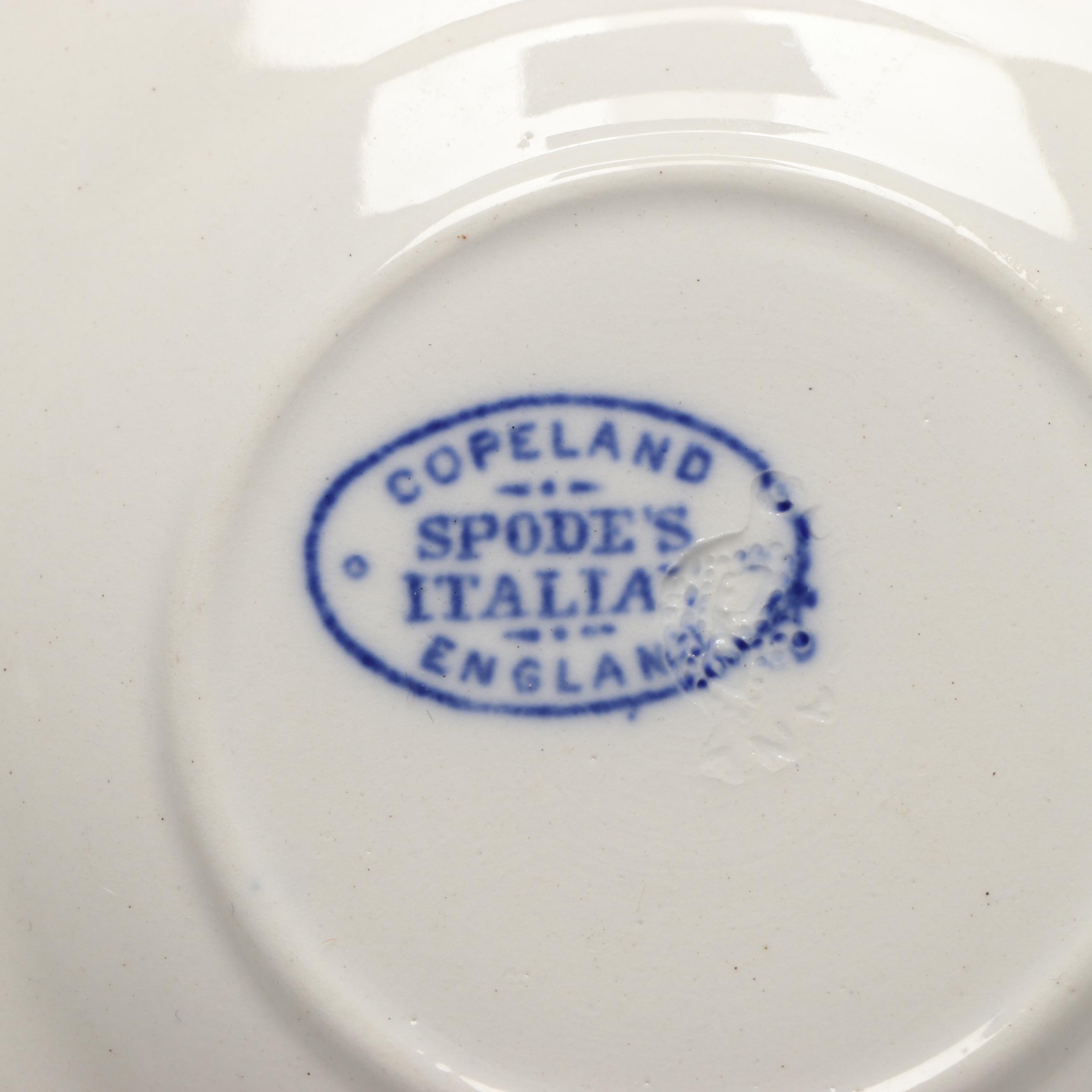 Copeland Spode Blue on White Porcelain Tea Service