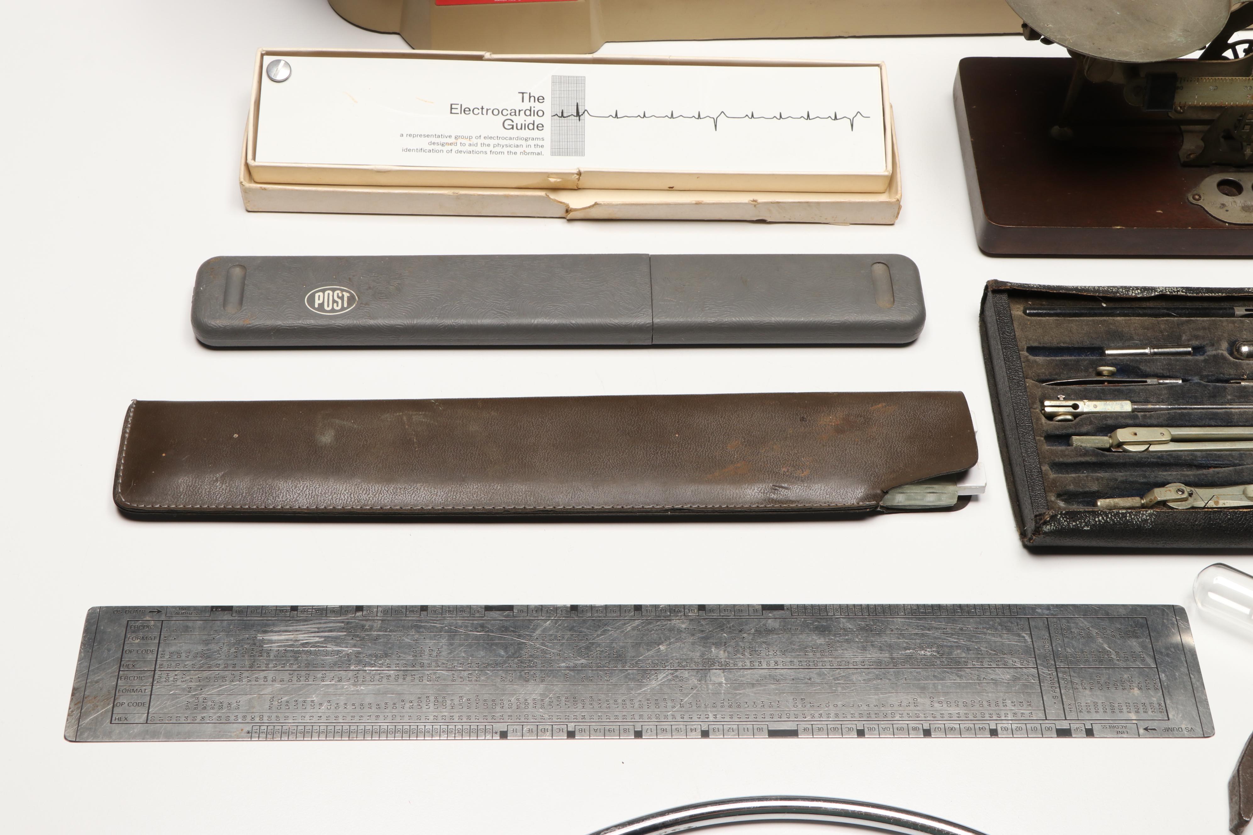 OHAUS Triple Beam Balance Scale with Electrocardio Guide and More Medical Tools