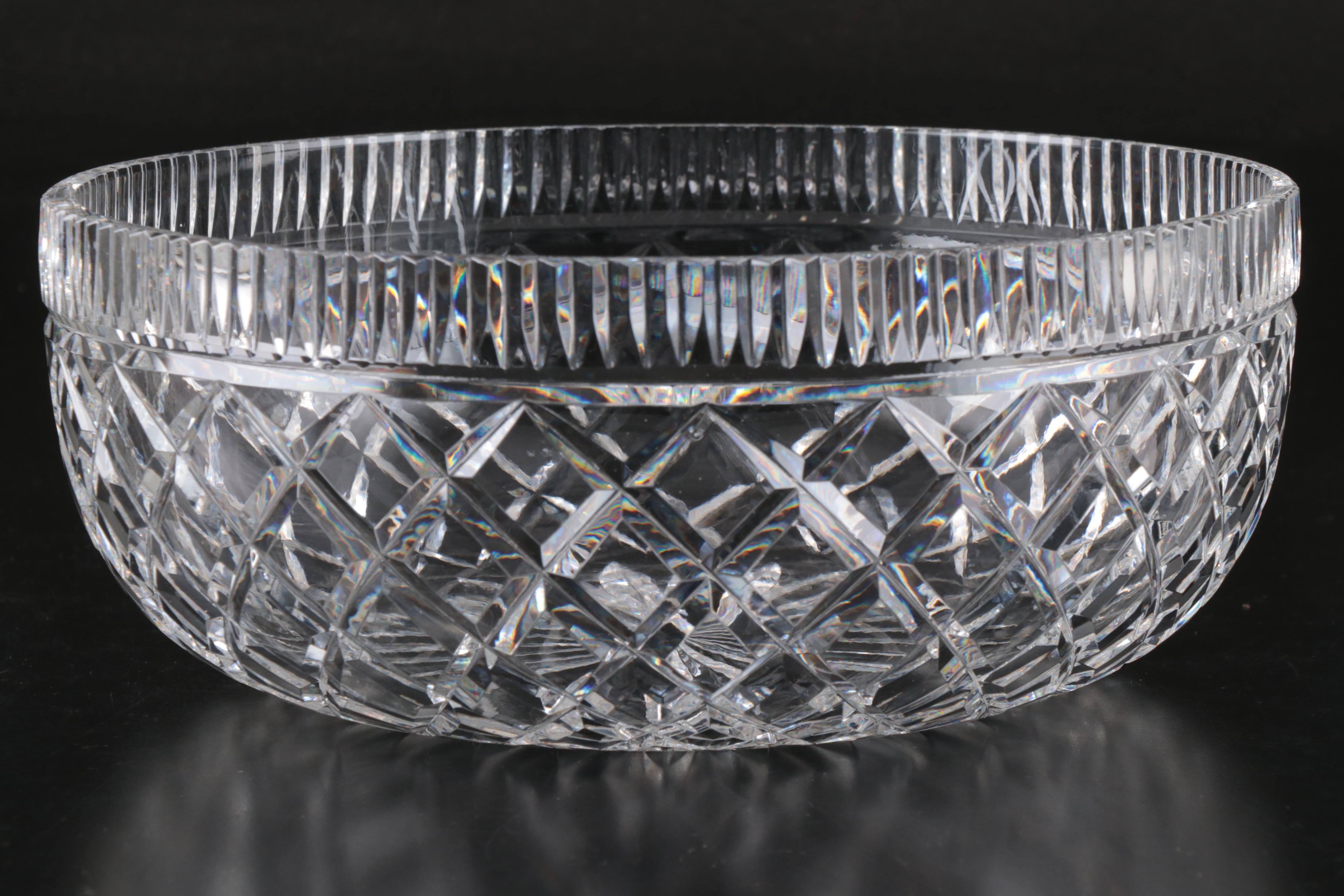 Waterford Cut Crystal Decorative Centerpiece Bowl