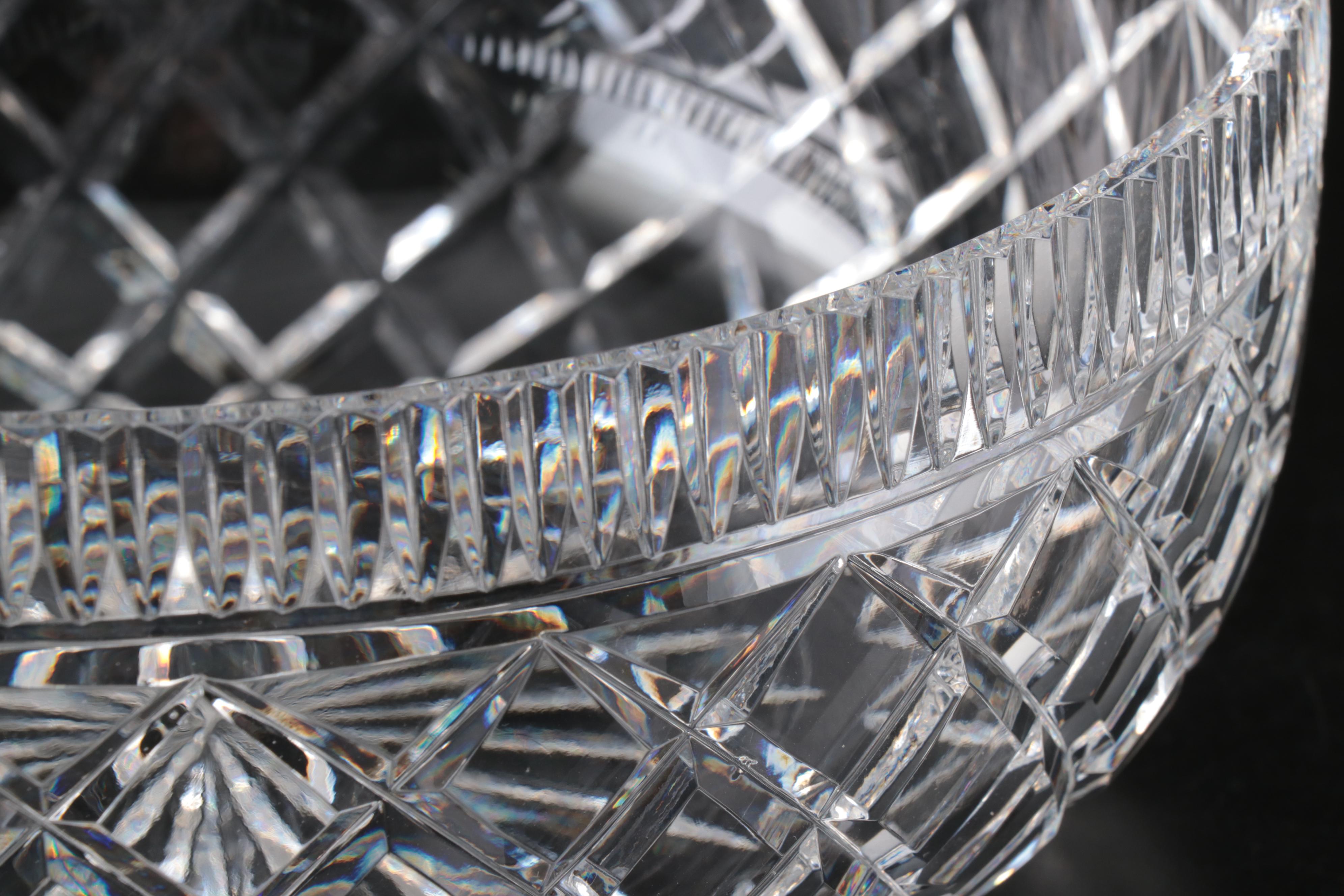 Waterford Cut Crystal Decorative Centerpiece Bowl