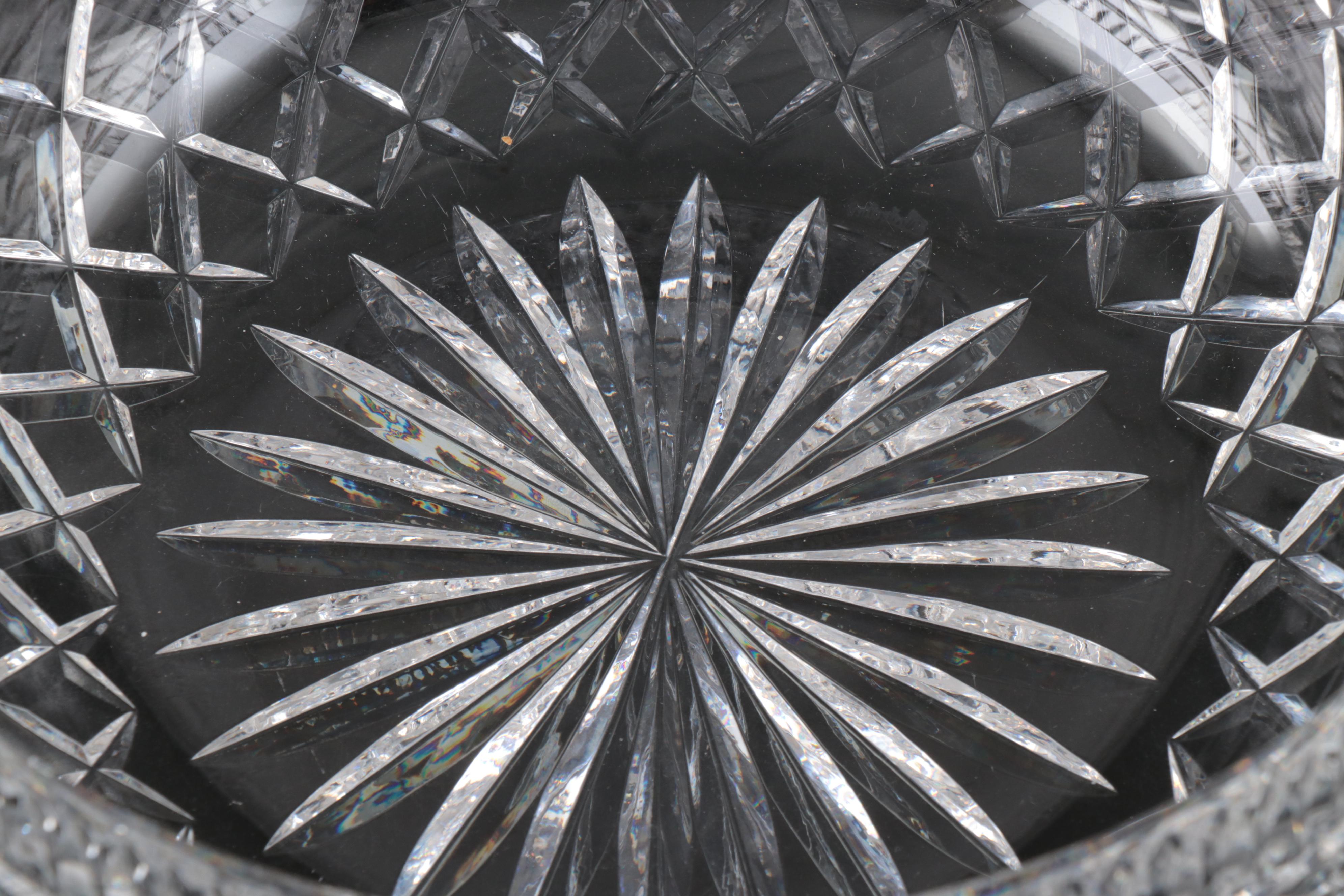 Waterford Cut Crystal Decorative Centerpiece Bowl