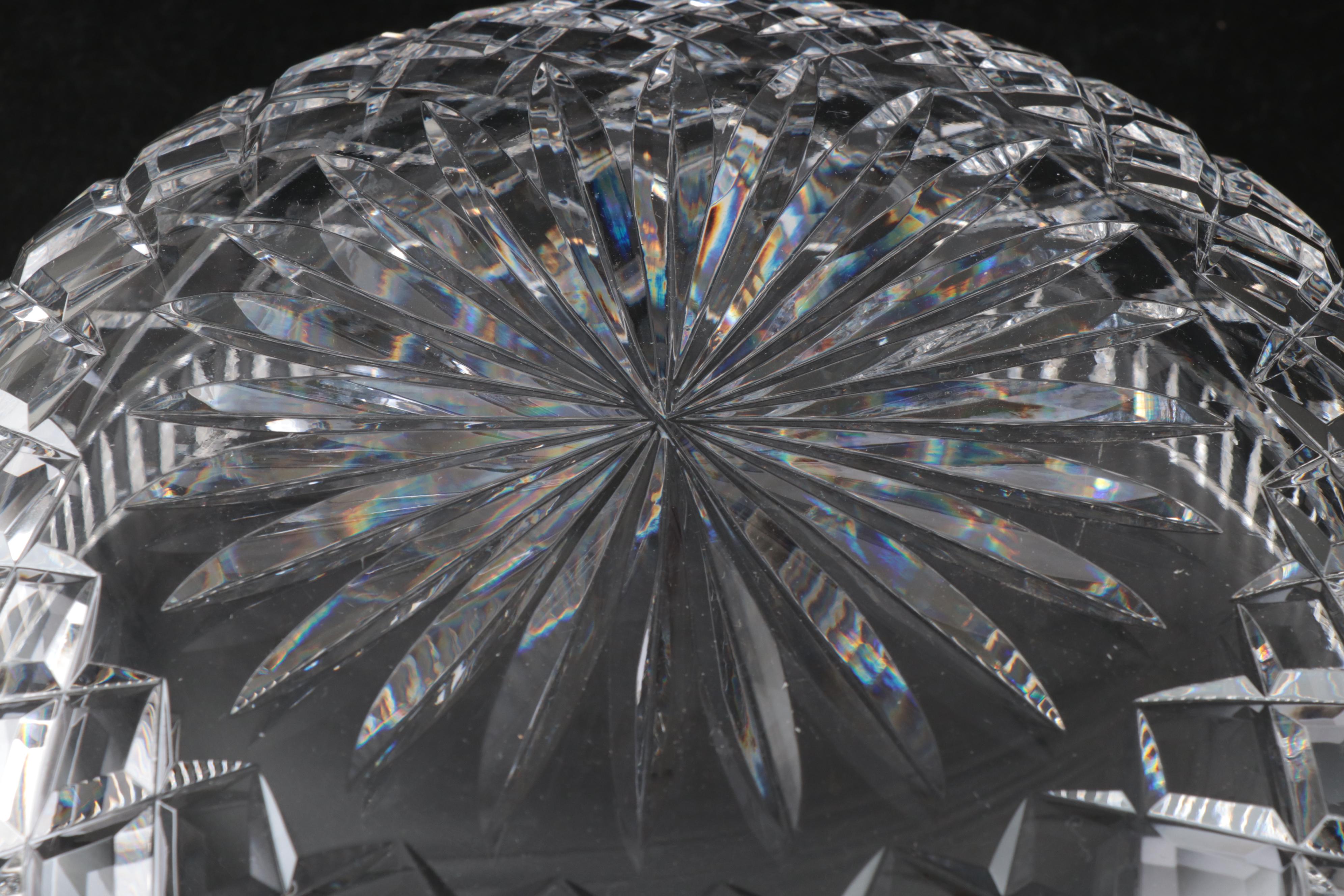 Waterford Cut Crystal Decorative Centerpiece Bowl