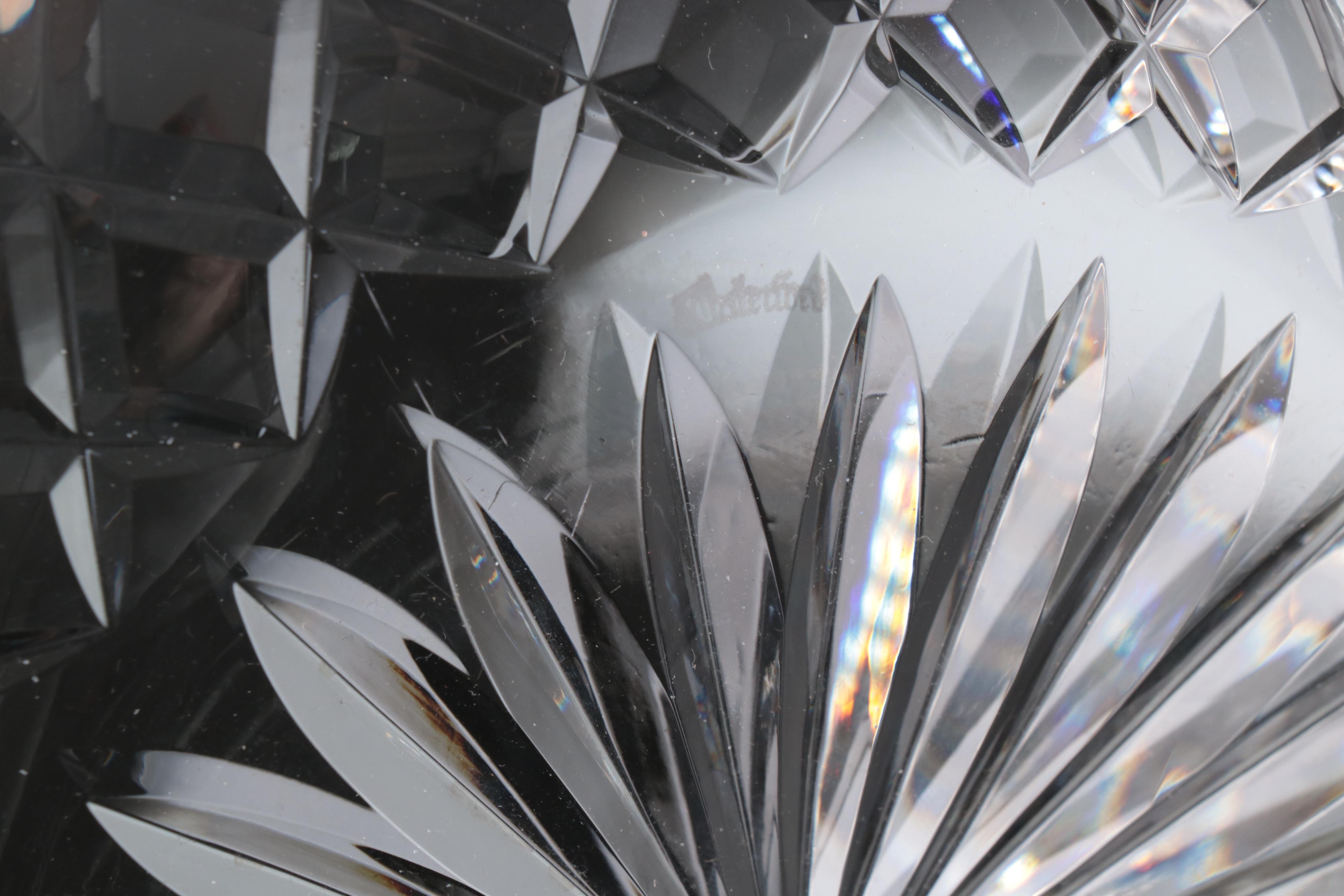 Waterford Cut Crystal Decorative Centerpiece Bowl