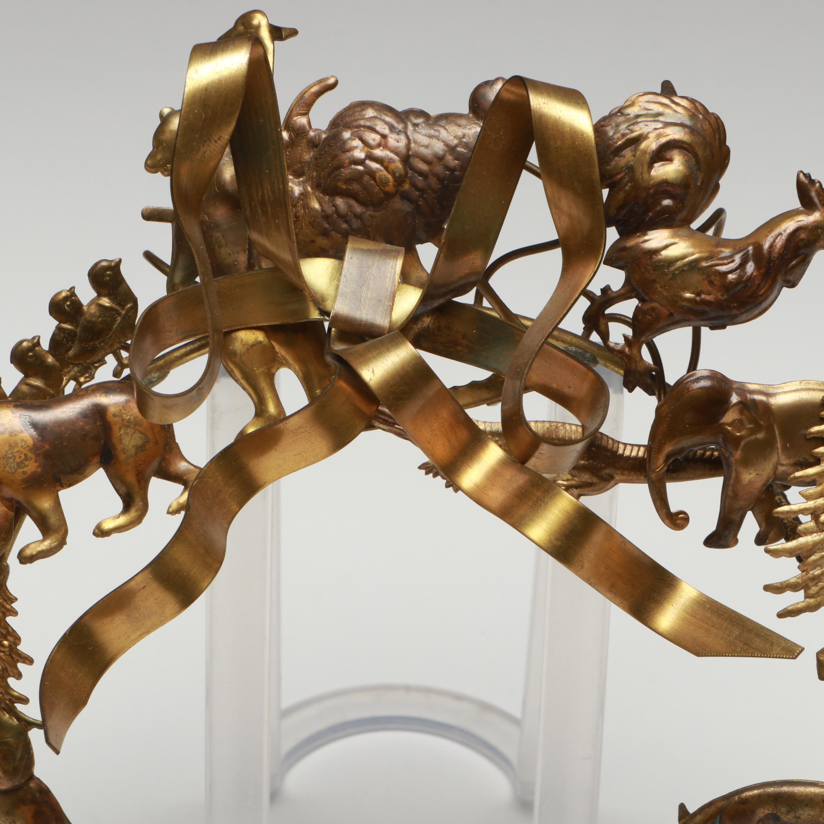 Dresden Petites Choses All-Holiday Brass Wreath