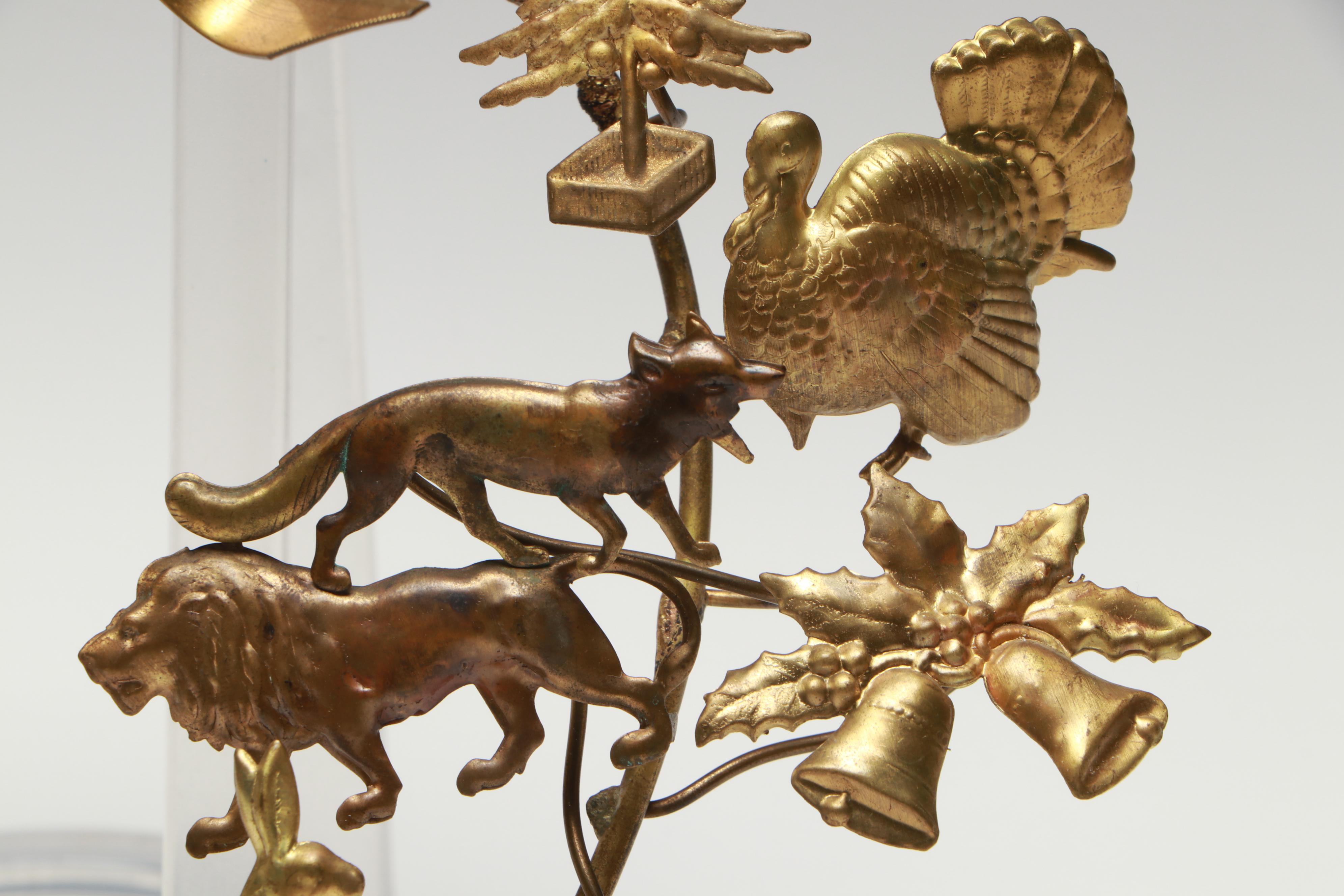 Dresden Petites Choses All-Holiday Brass Wreath