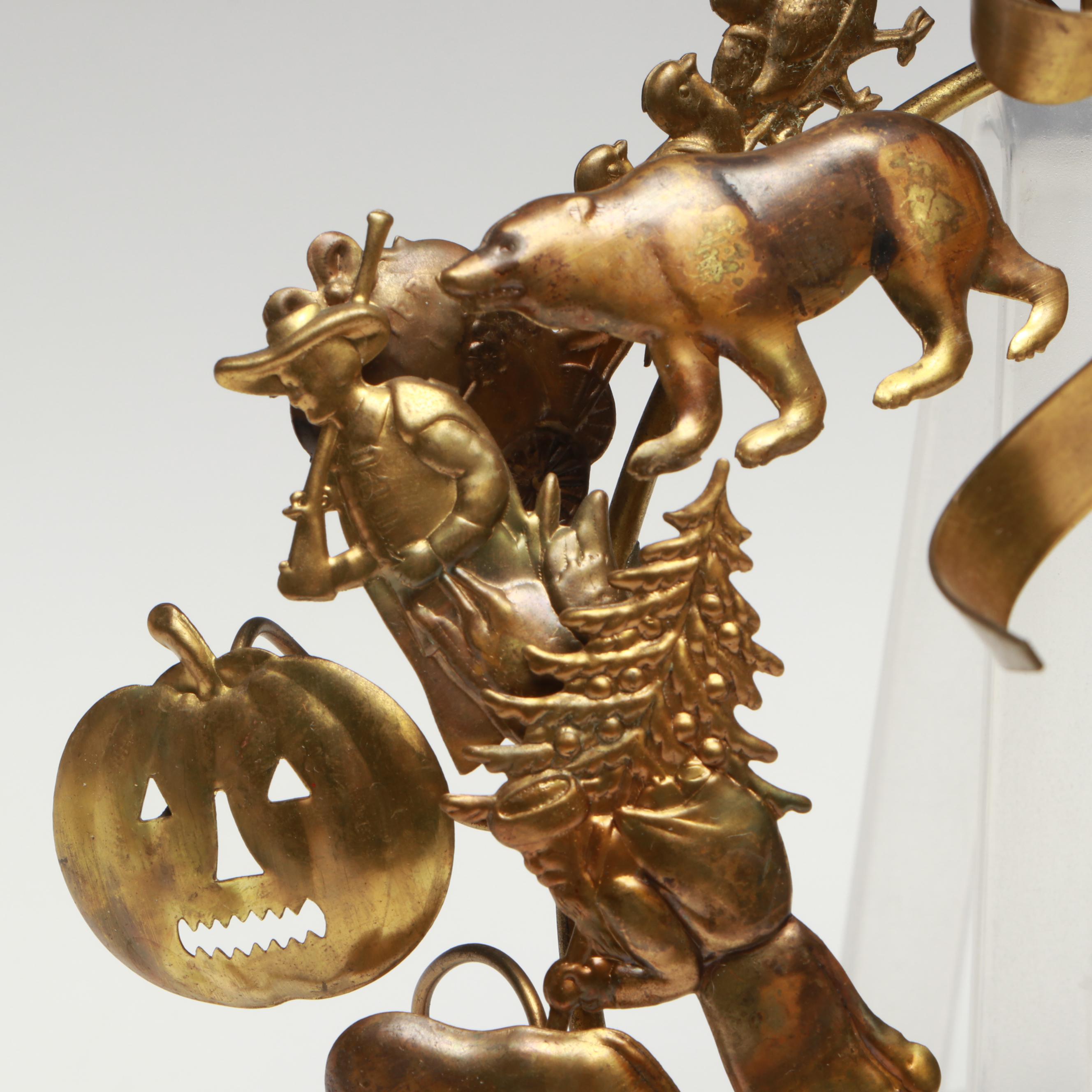 Dresden Petites Choses All-Holiday Brass Wreath