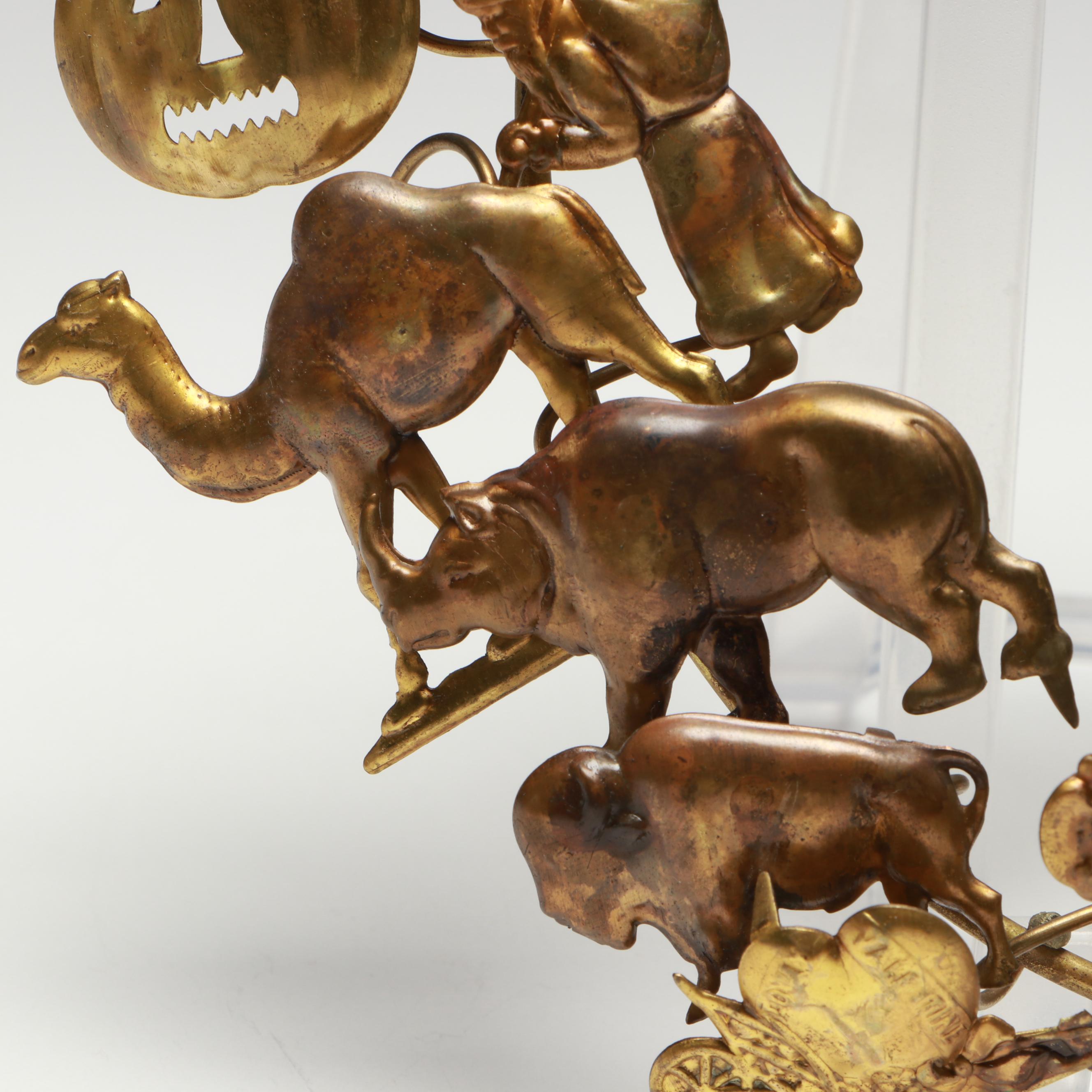 Dresden Petites Choses All-Holiday Brass Wreath