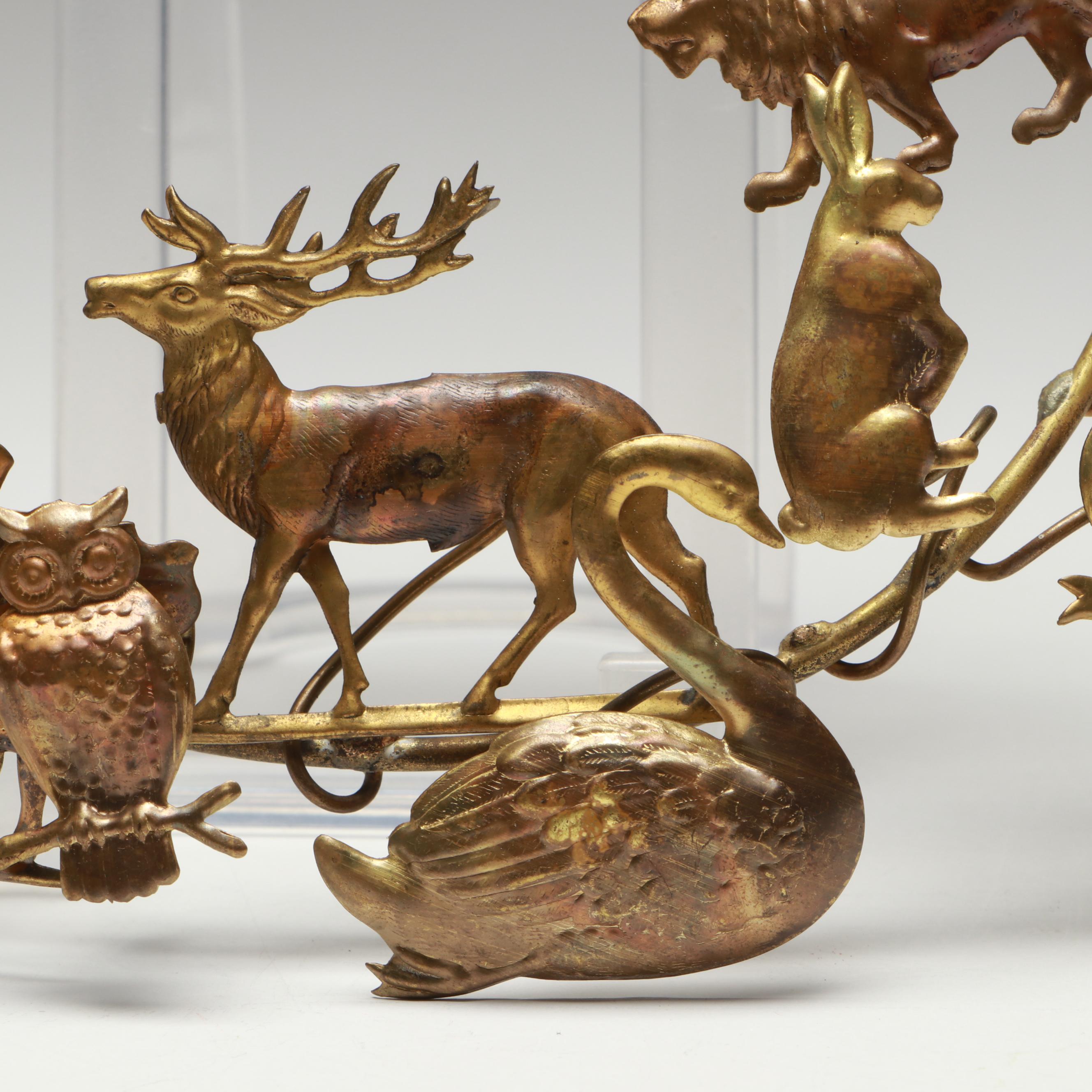 Dresden Petites Choses All-Holiday Brass Wreath