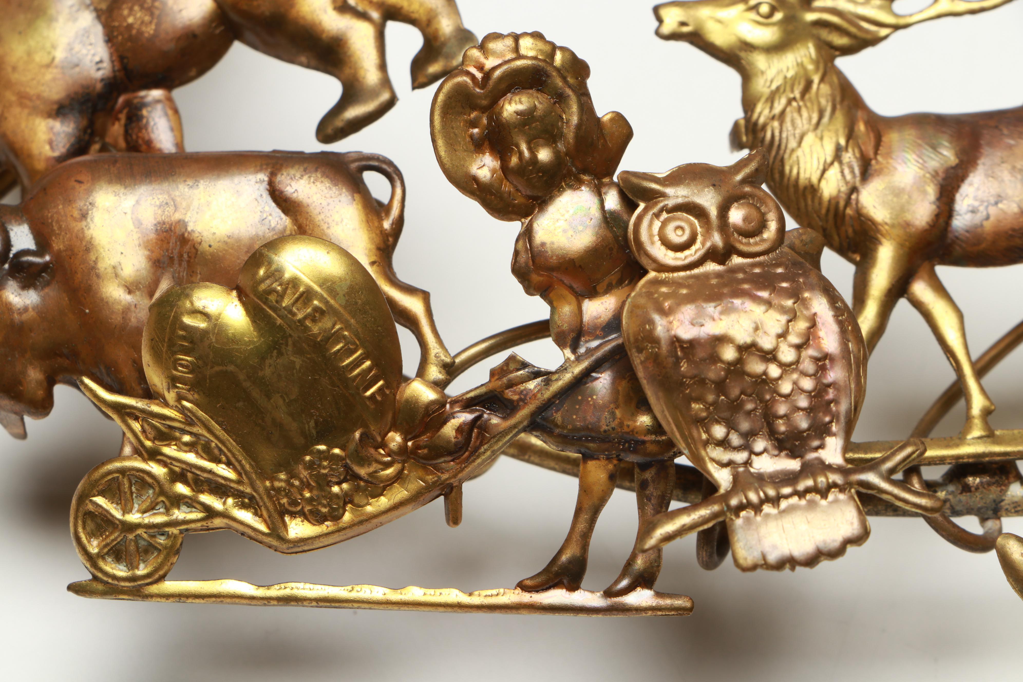 Dresden Petites Choses All-Holiday Brass Wreath