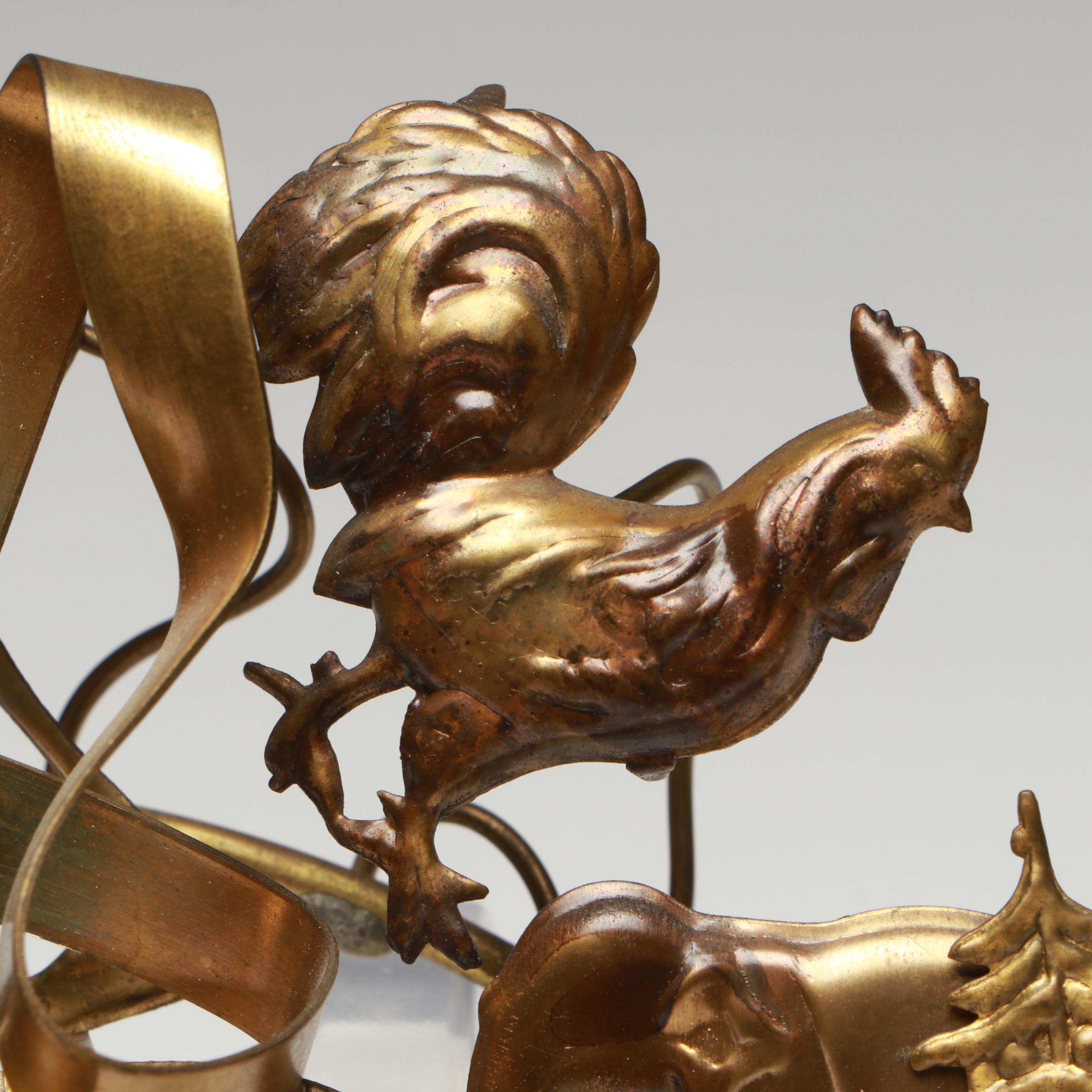 Dresden Petites Choses All-Holiday Brass Wreath