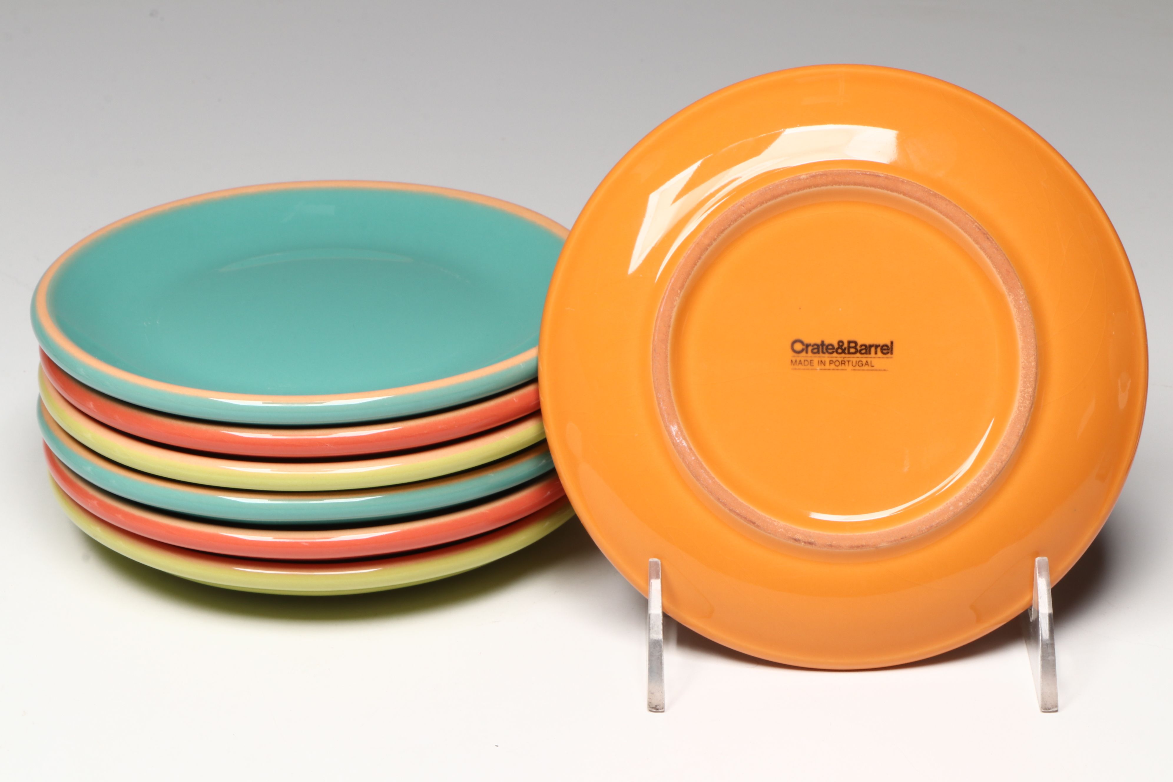 Oversize Martini Glasses with Crate & Barrel Snack Plates