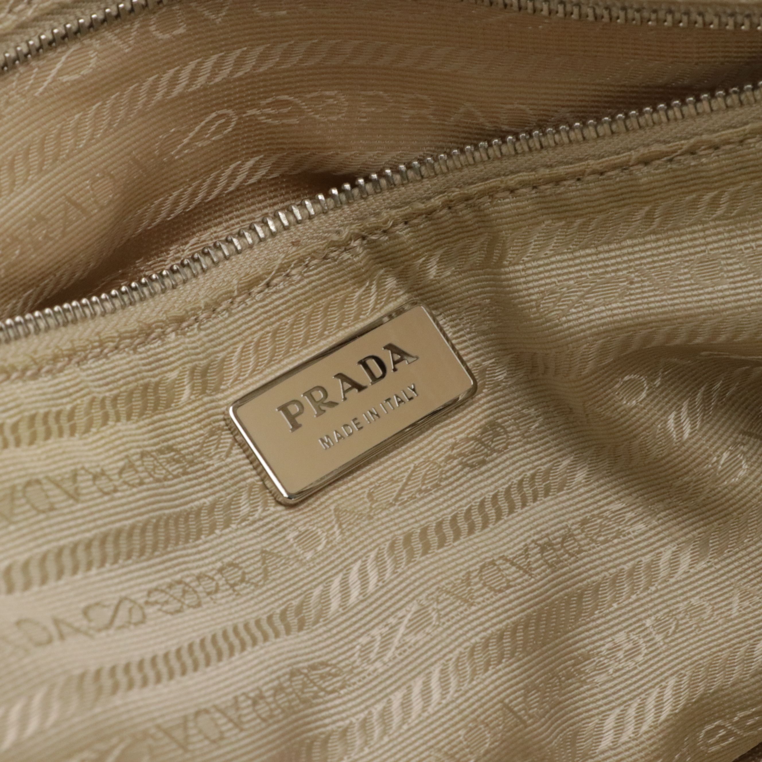 Prada Tessuto Nylon and Leather Shoulder Tote