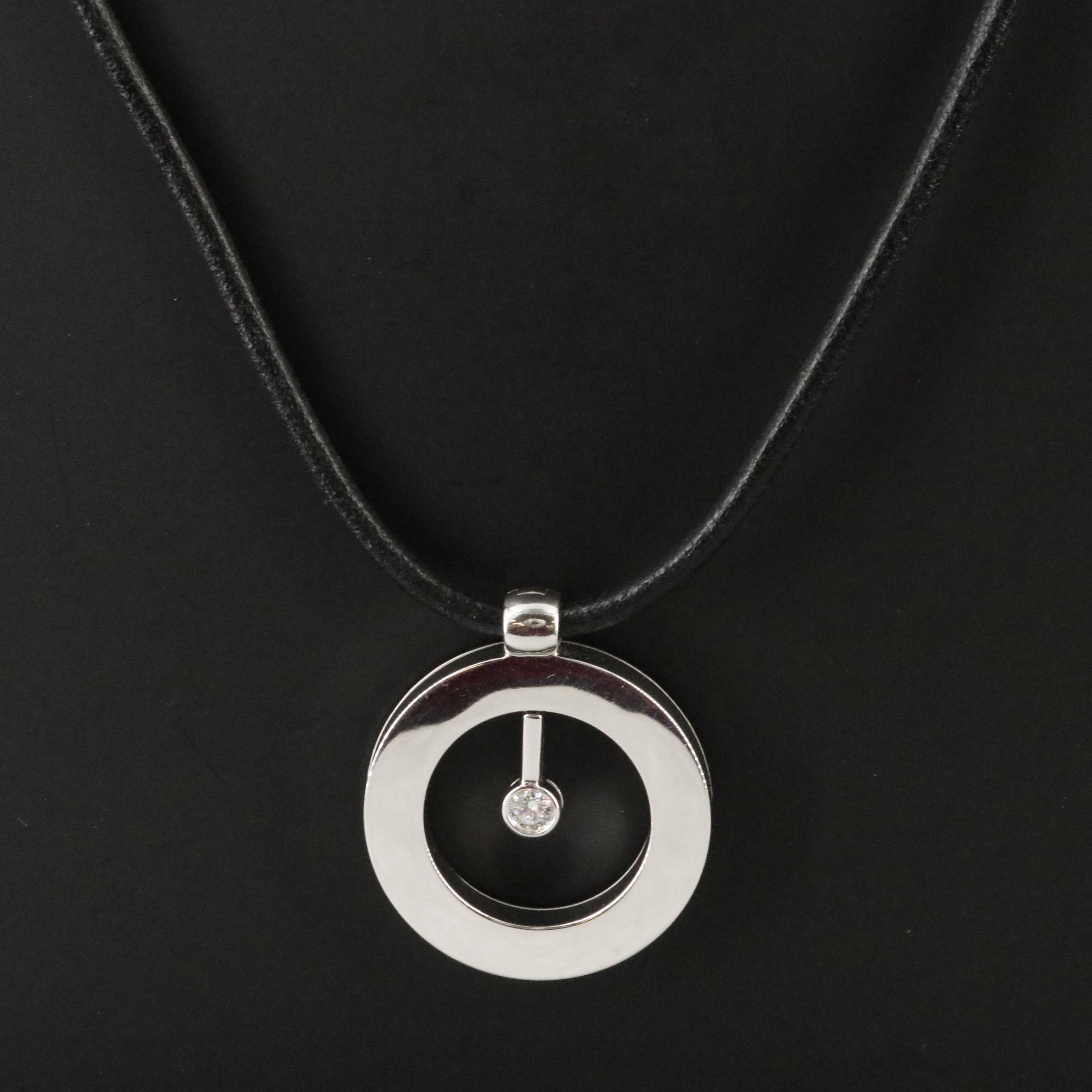 Roberto Coin Cento 18K 0.35 CT Diamond Circle Necklace