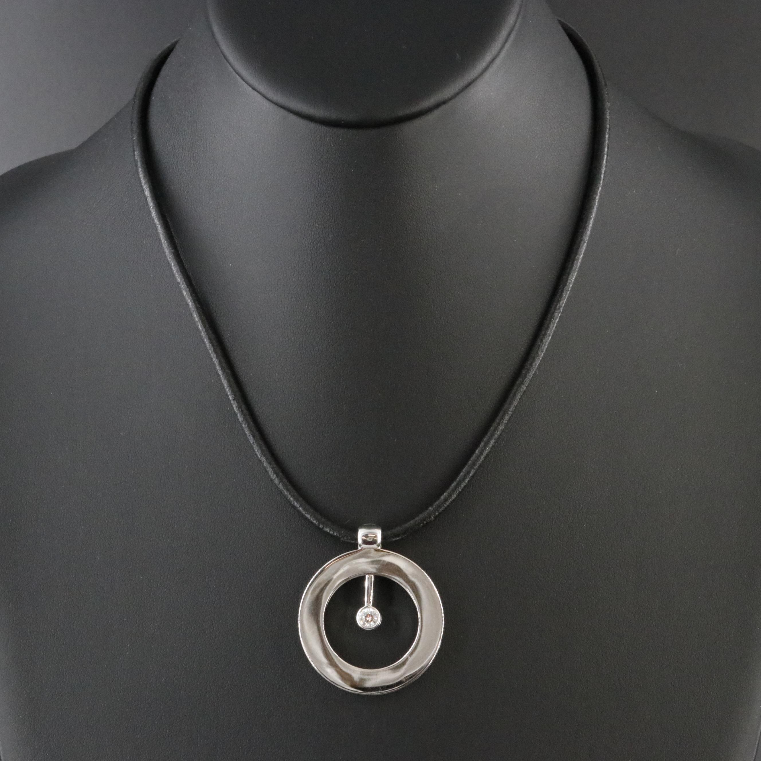 Roberto Coin Cento 18K 0.35 CT Diamond Circle Necklace