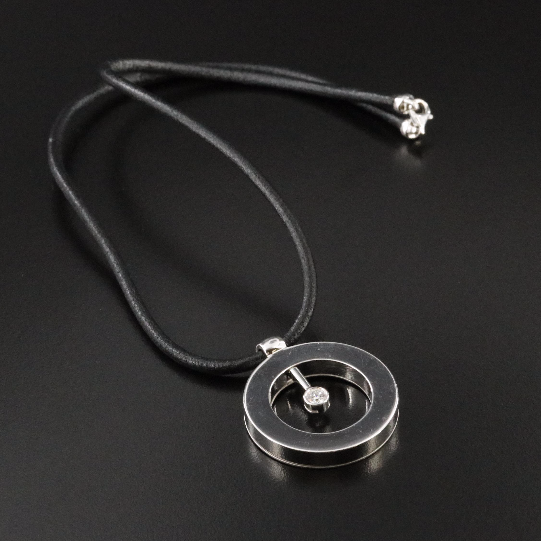 Roberto Coin Cento 18K 0.35 CT Diamond Circle Necklace