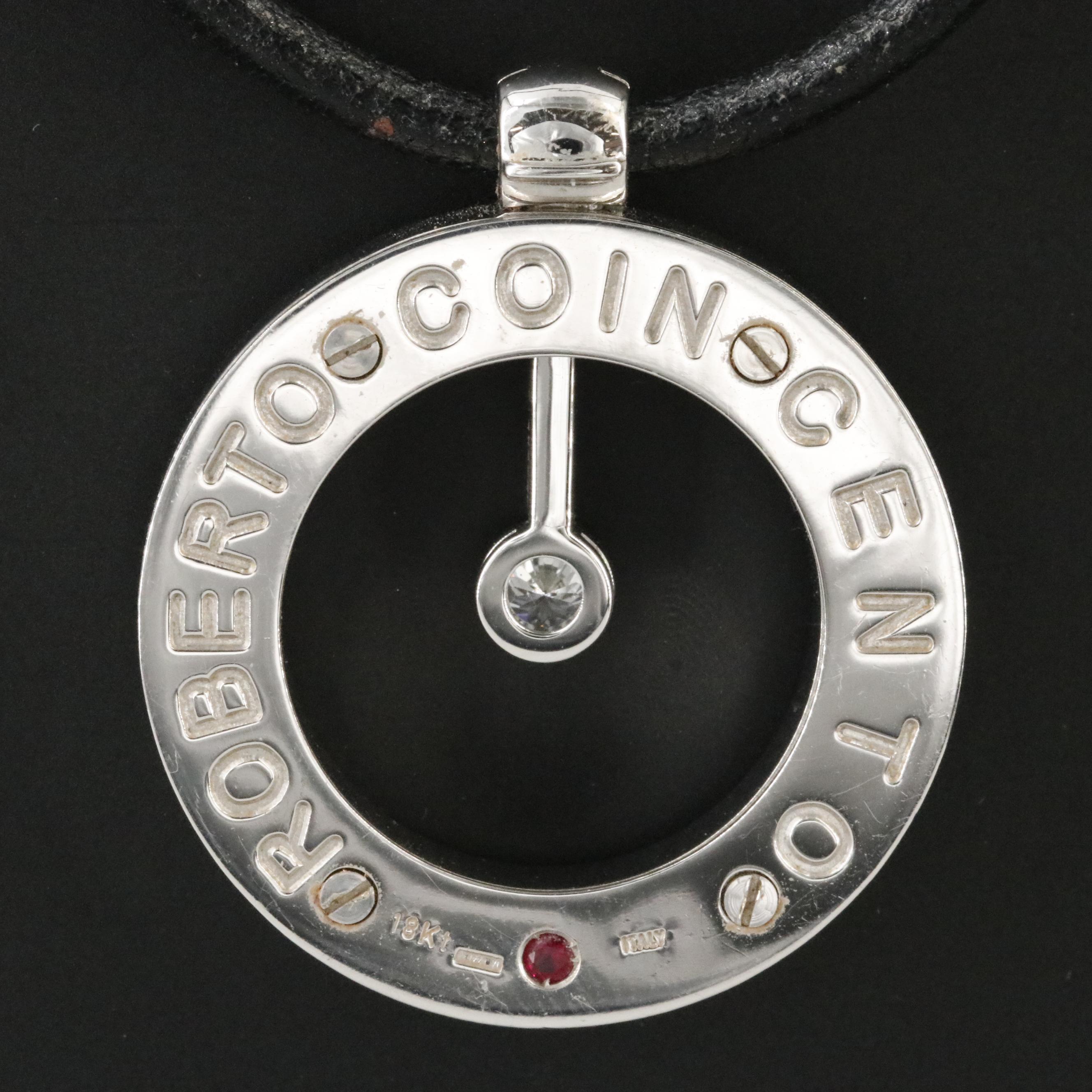 Roberto Coin Cento 18K 0.35 CT Diamond Circle Necklace