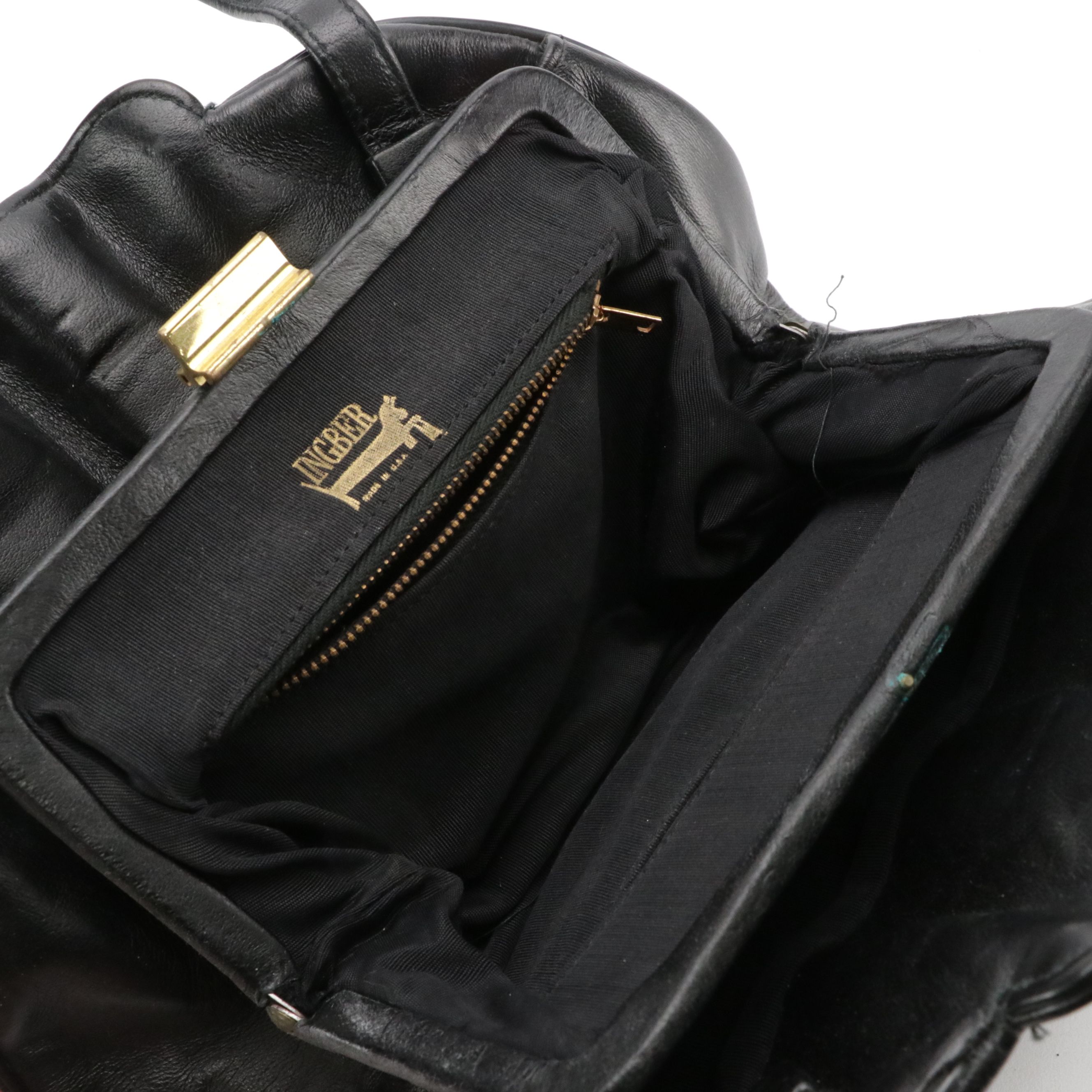 Magid Satin Clutch, Ingber Leather Handbag, and Other Patent Leather Clutch