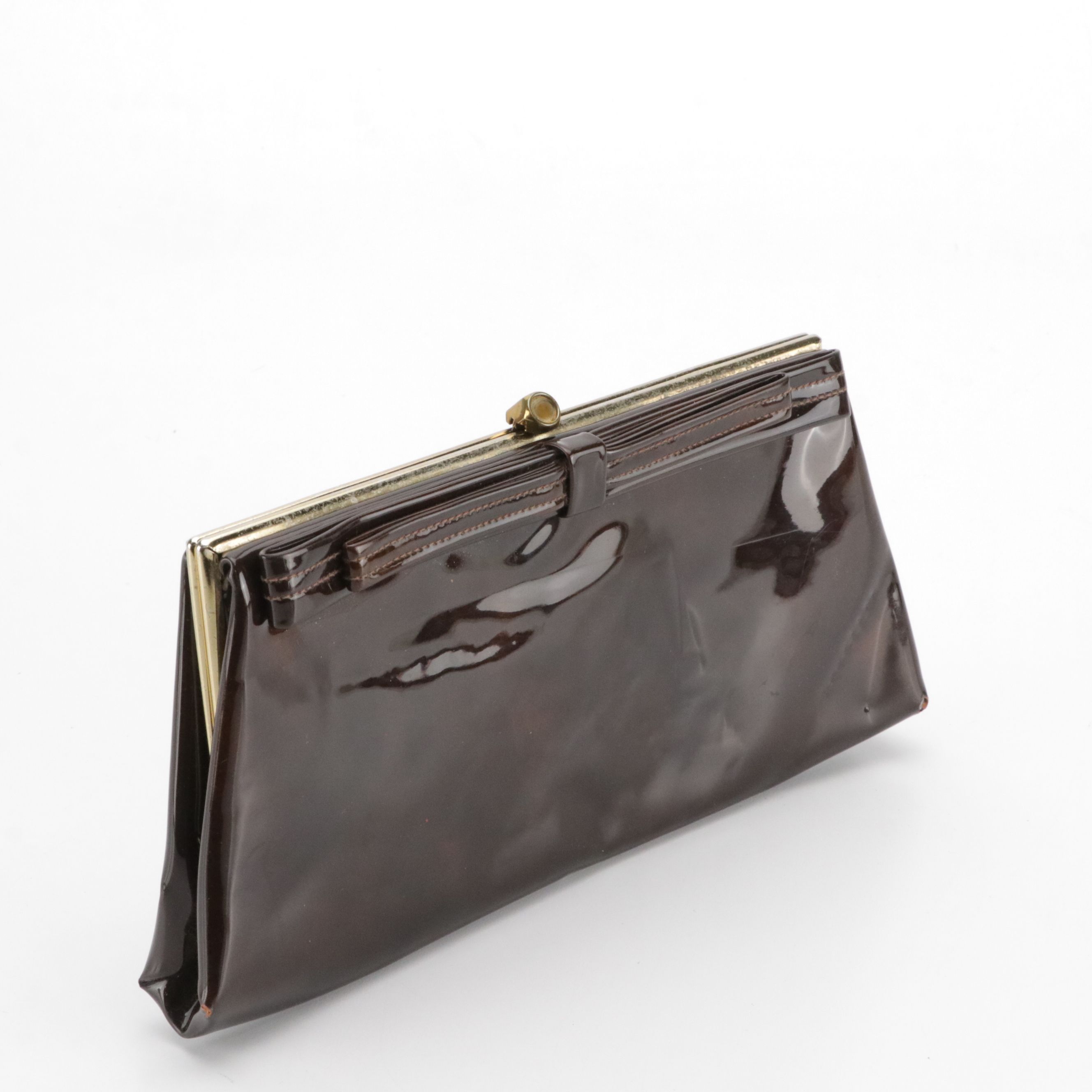 Magid Satin Clutch, Ingber Leather Handbag, and Other Patent Leather Clutch