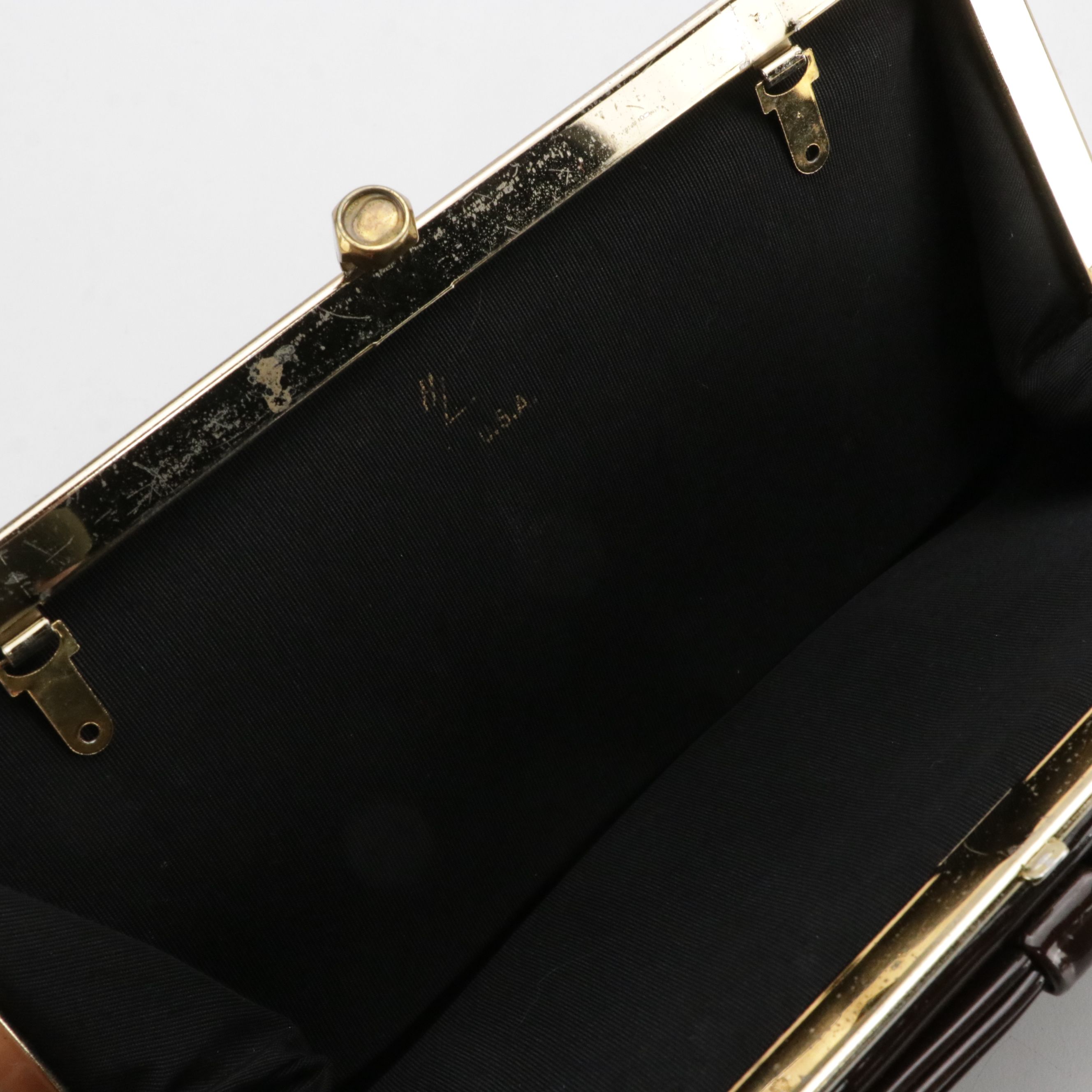 Magid Satin Clutch, Ingber Leather Handbag, and Other Patent Leather Clutch