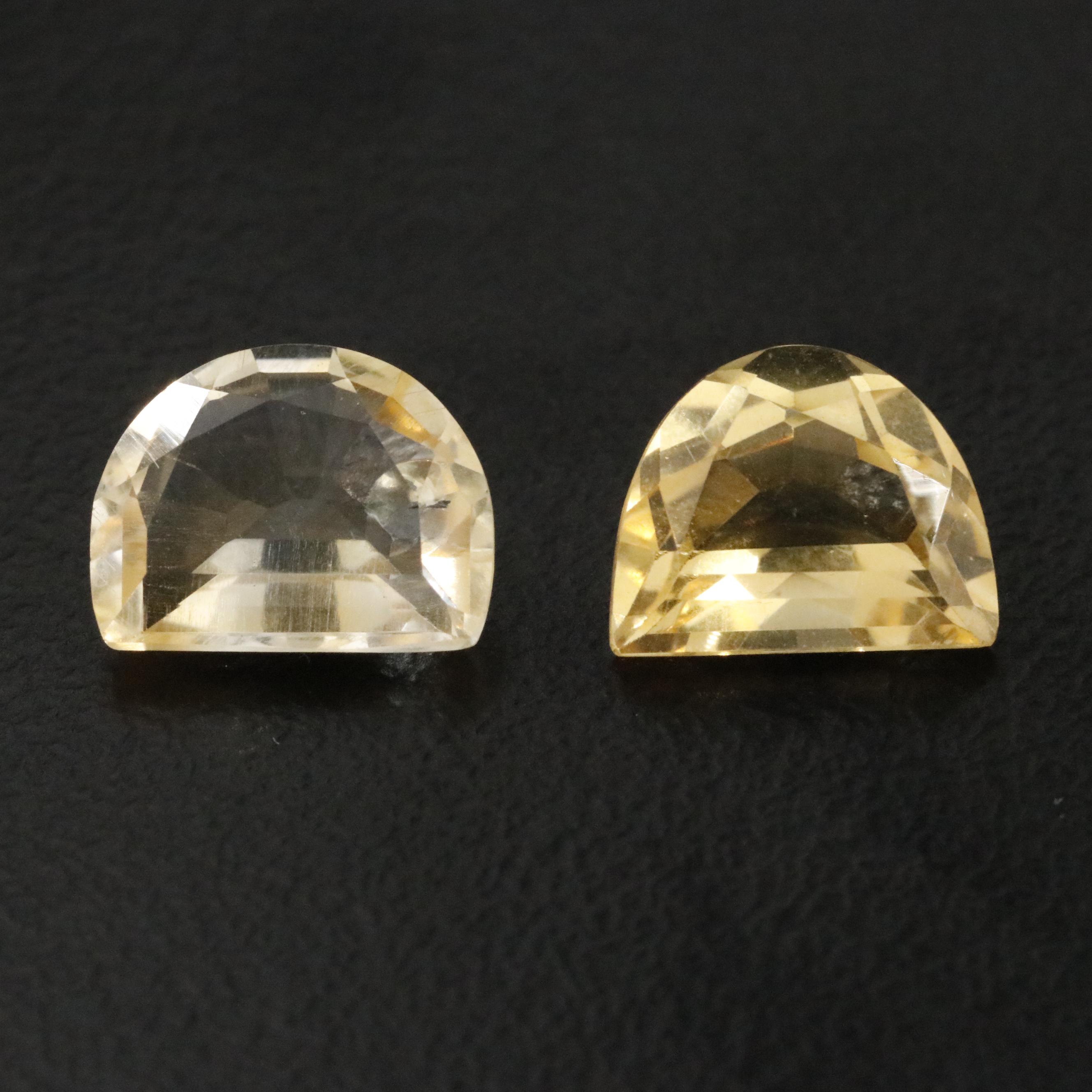 Loose 3.38 CTW Citrine Lot