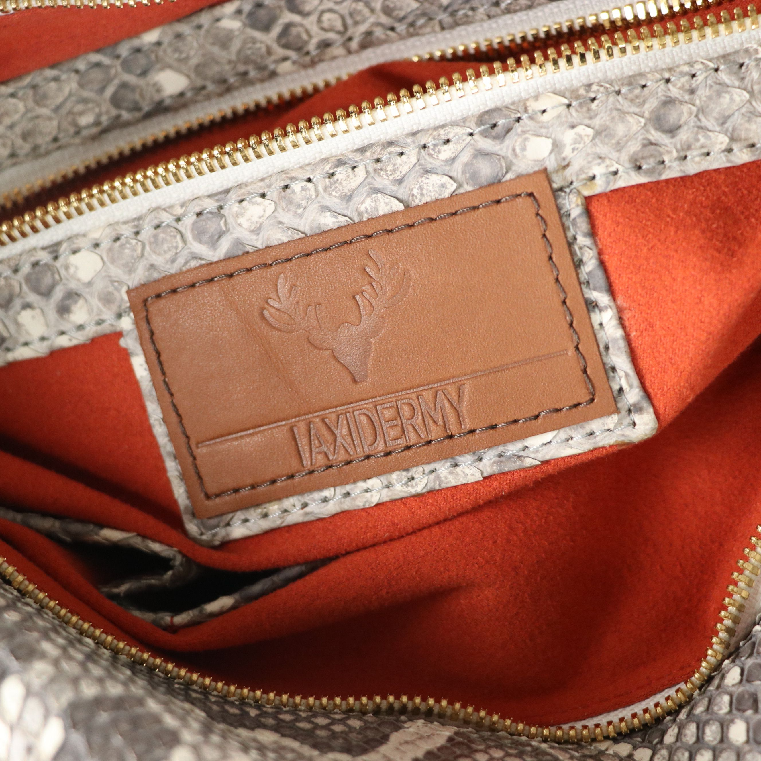 FRYE Cognac Leather "Clovertab" Shoulder Bag, Iaxidermy Snakeskin Hobo Bag, More