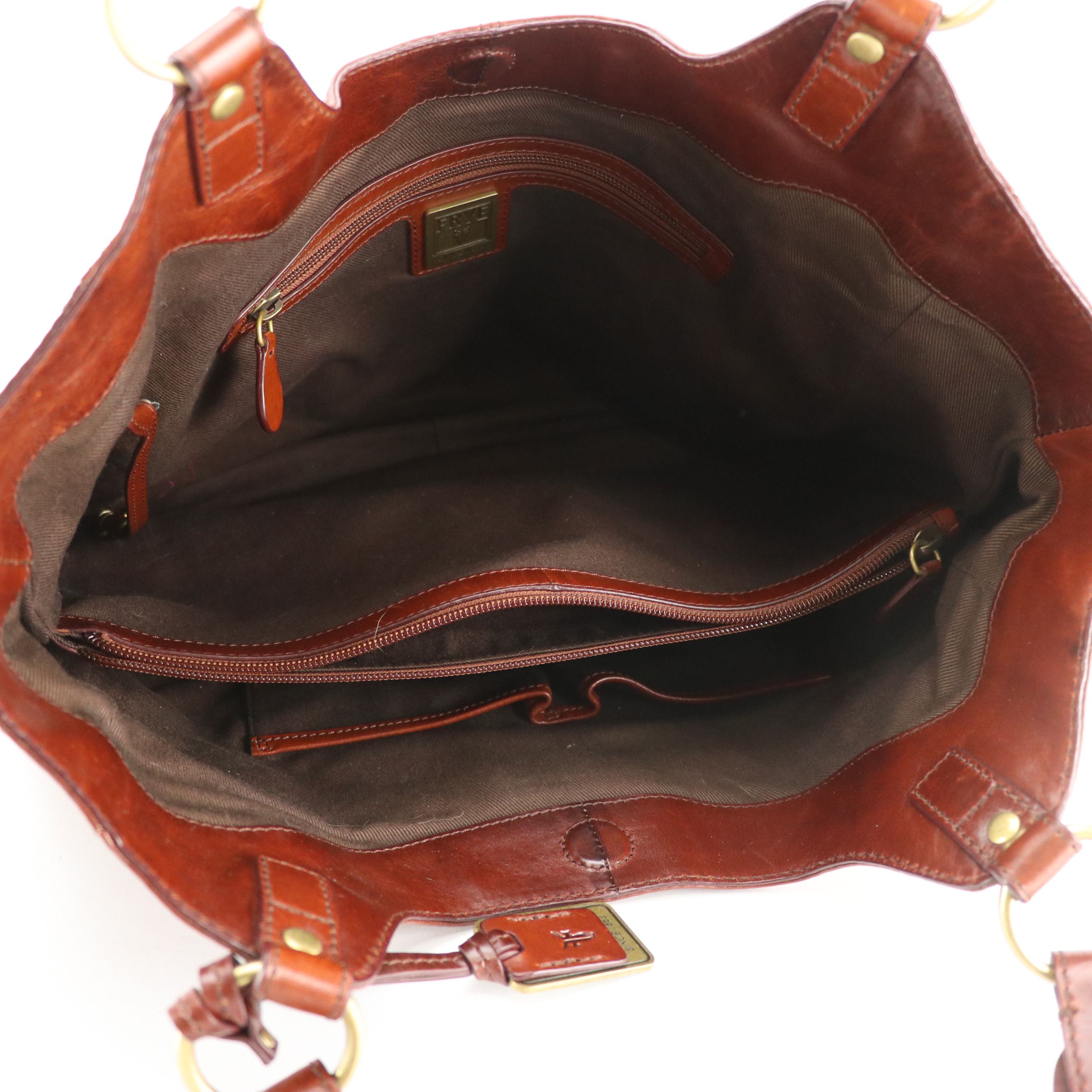 FRYE Cognac Leather "Clovertab" Shoulder Bag, Iaxidermy Snakeskin Hobo Bag, More