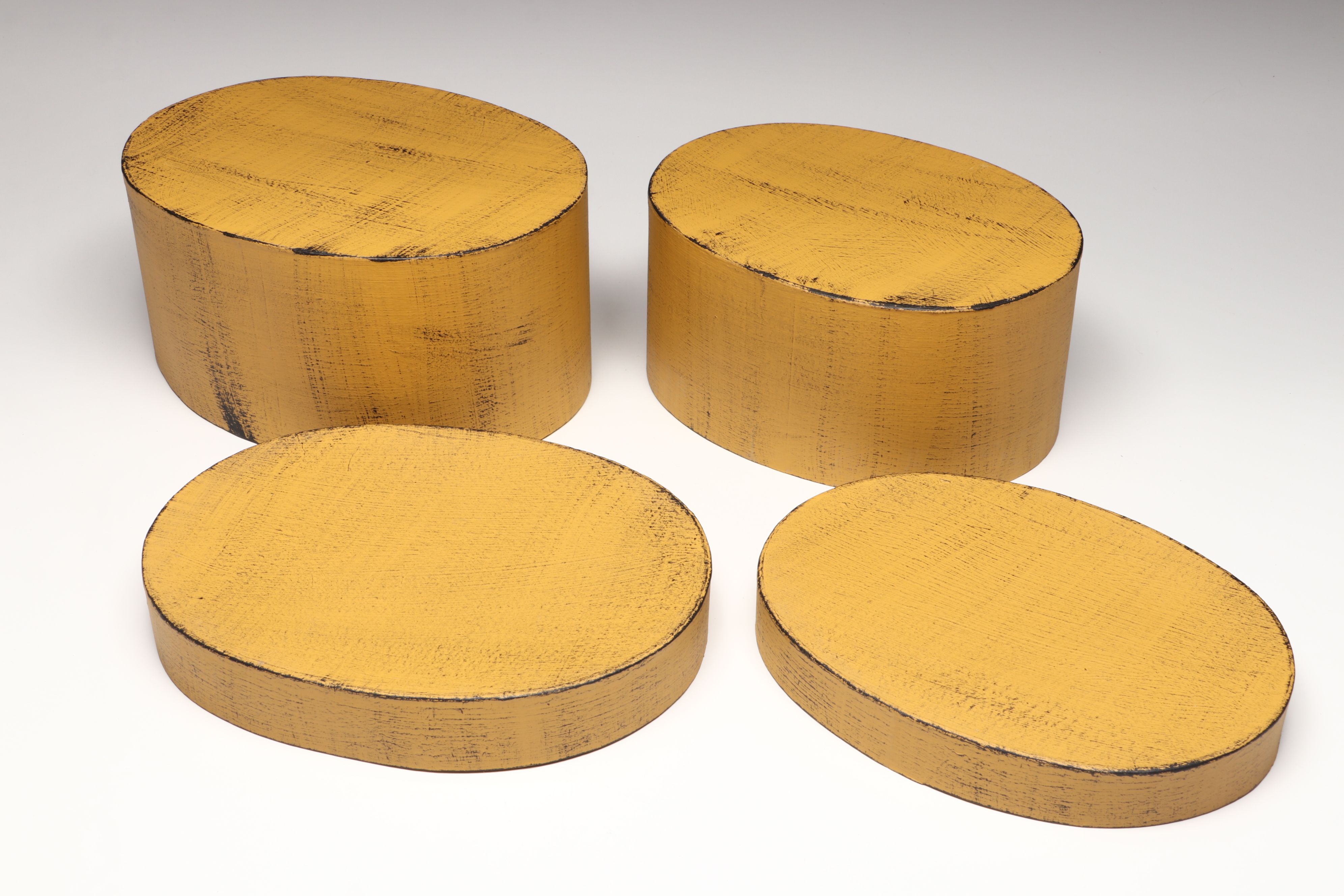 New England Textile Mill Decorative Wooden Boxes