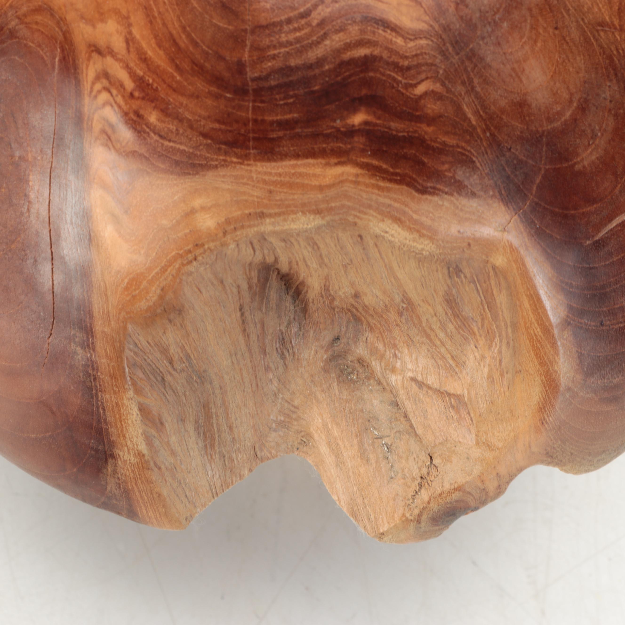 Handcrafted Burl Wood Mushrooms