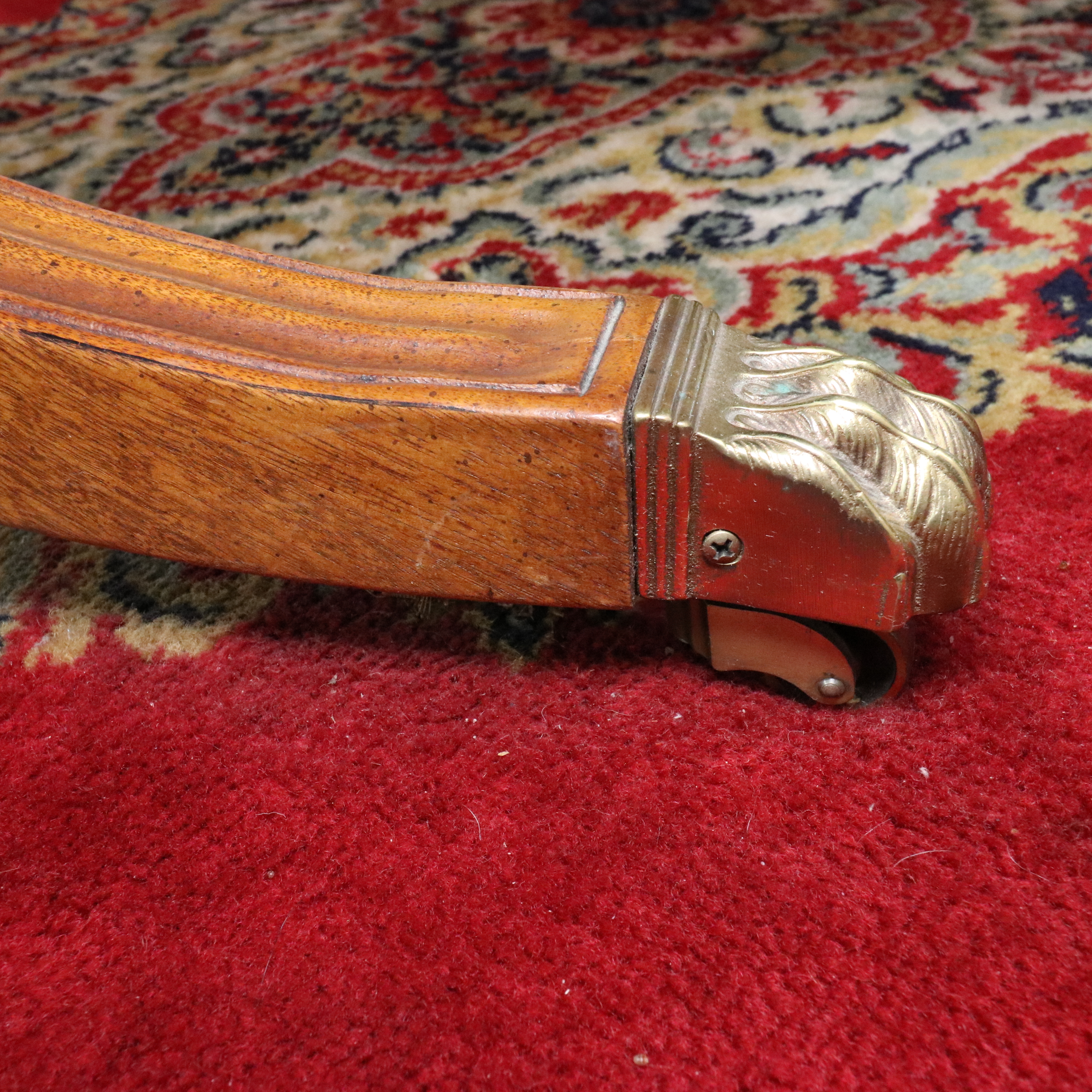 Nine Piece Dining Set with Henredon Duncan Phyfe Style Table