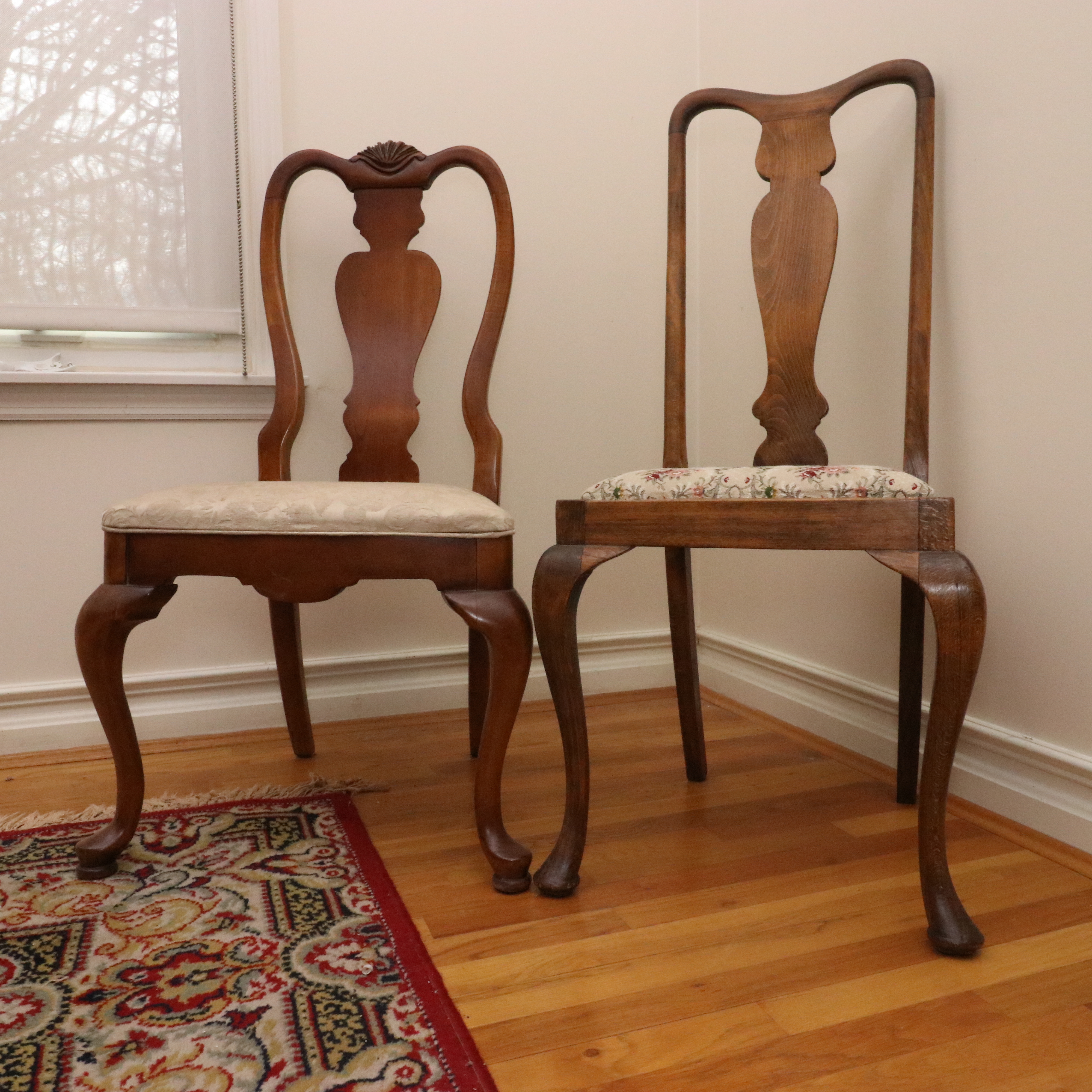 Nine Piece Dining Set with Henredon Duncan Phyfe Style Table