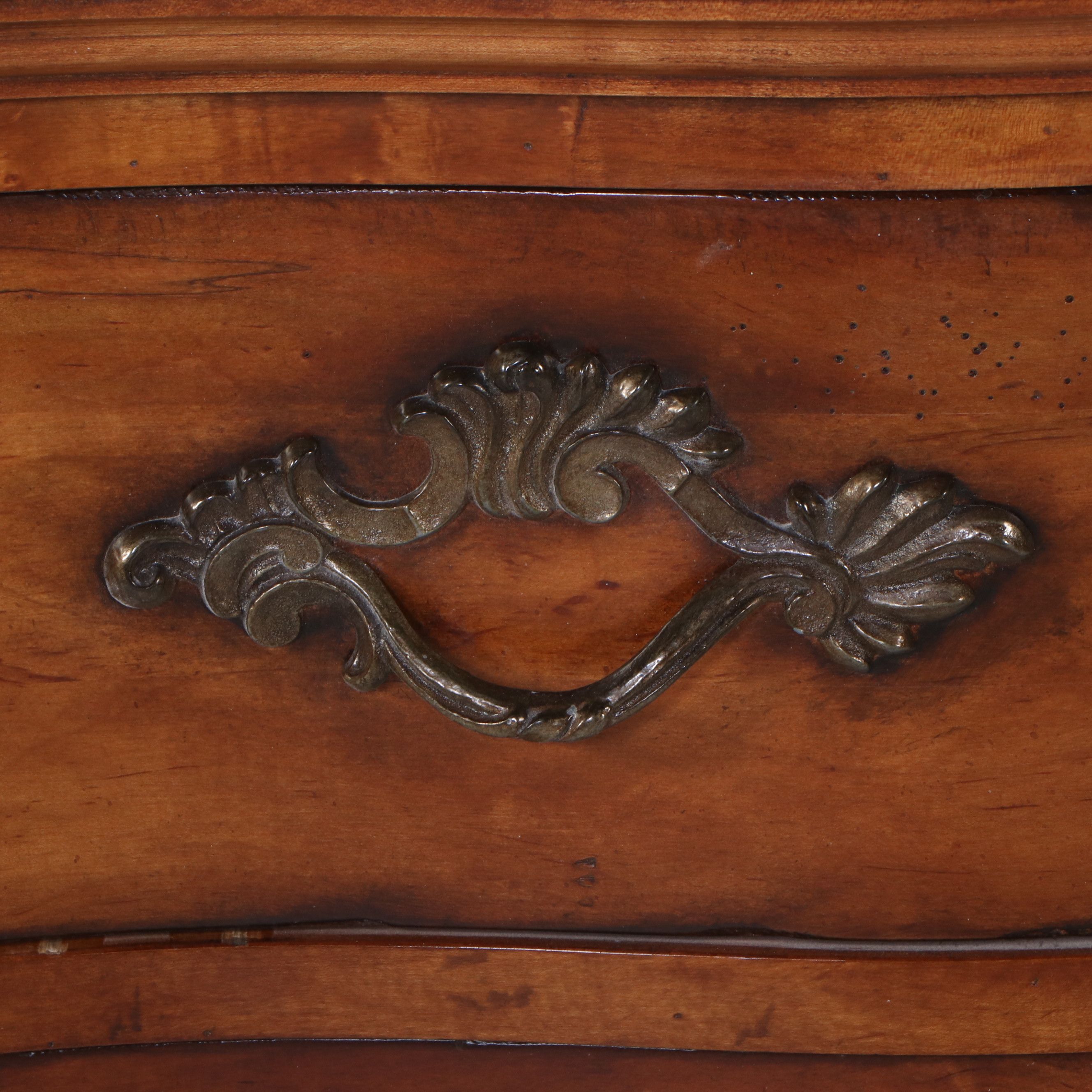 Century Three-Drawer Serpentine Front Chest of Drawers