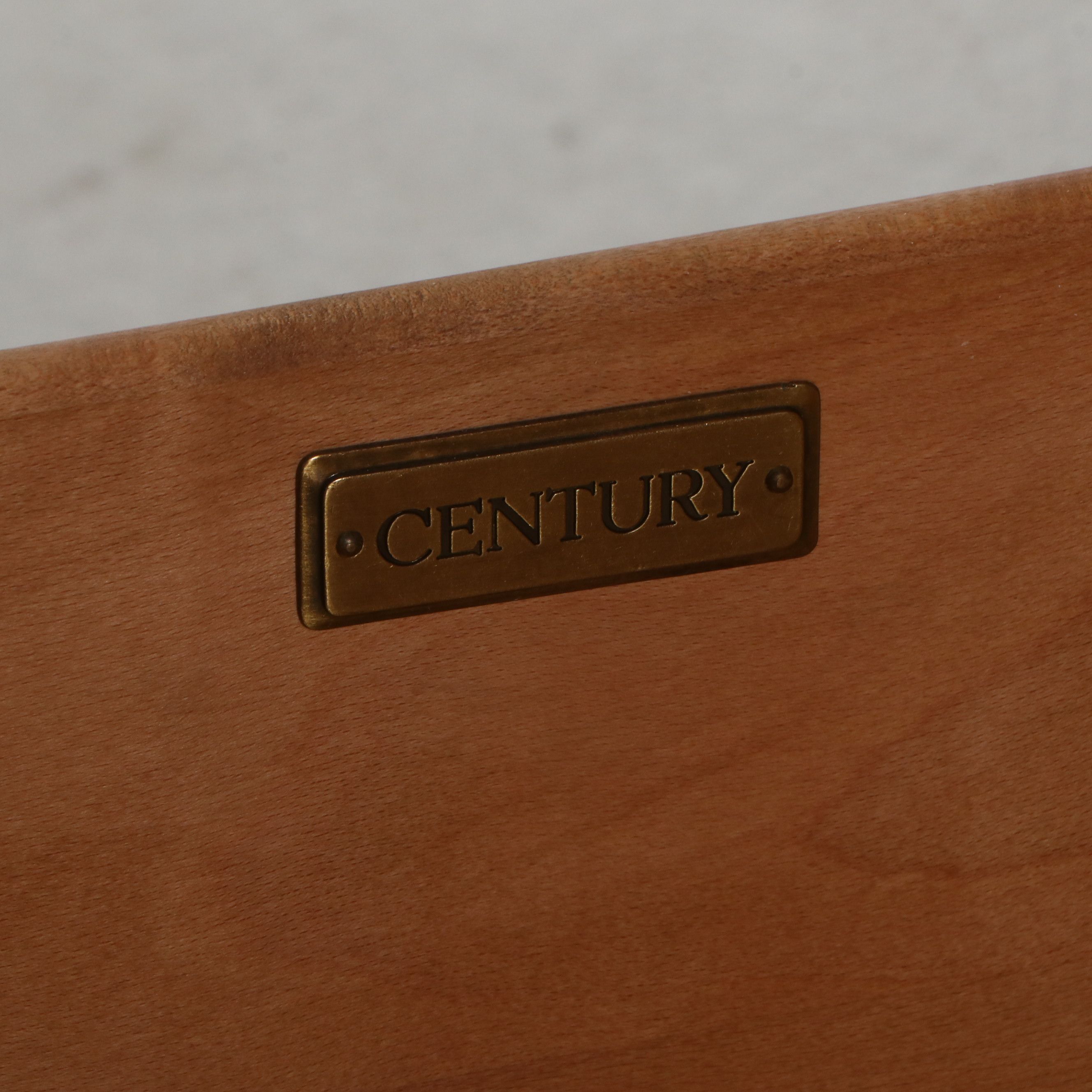 Century Three-Drawer Serpentine Front Chest of Drawers