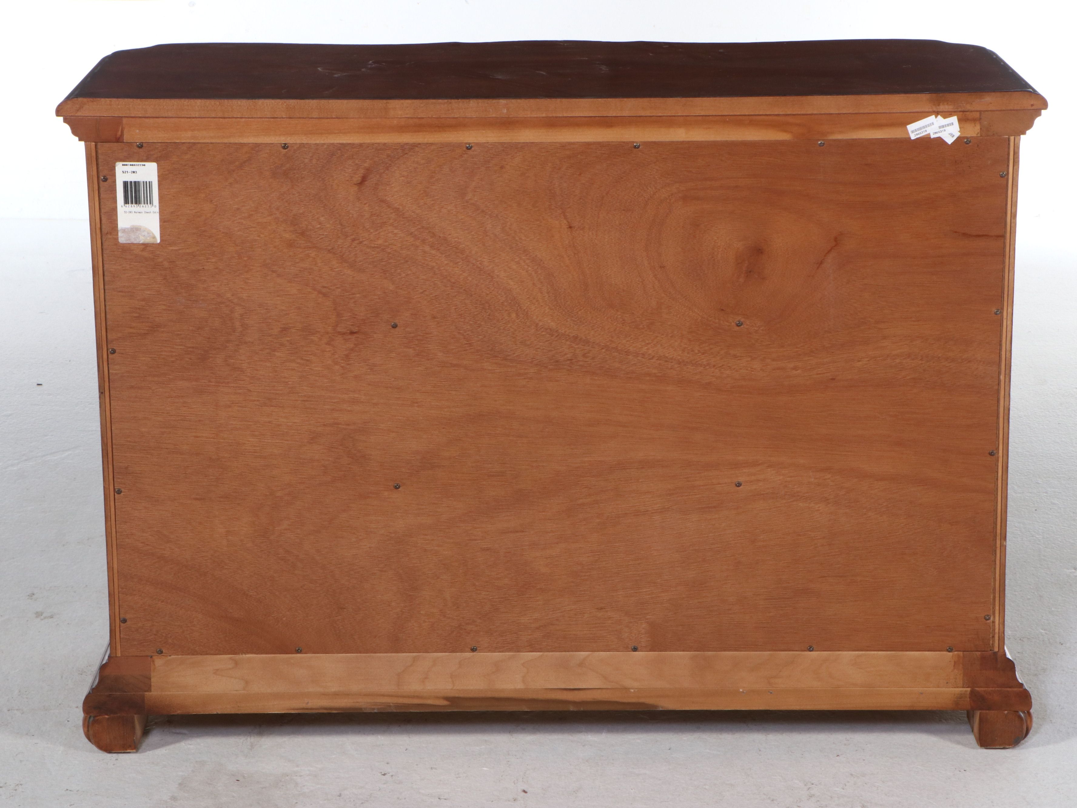 Century Three-Drawer Serpentine Front Chest of Drawers