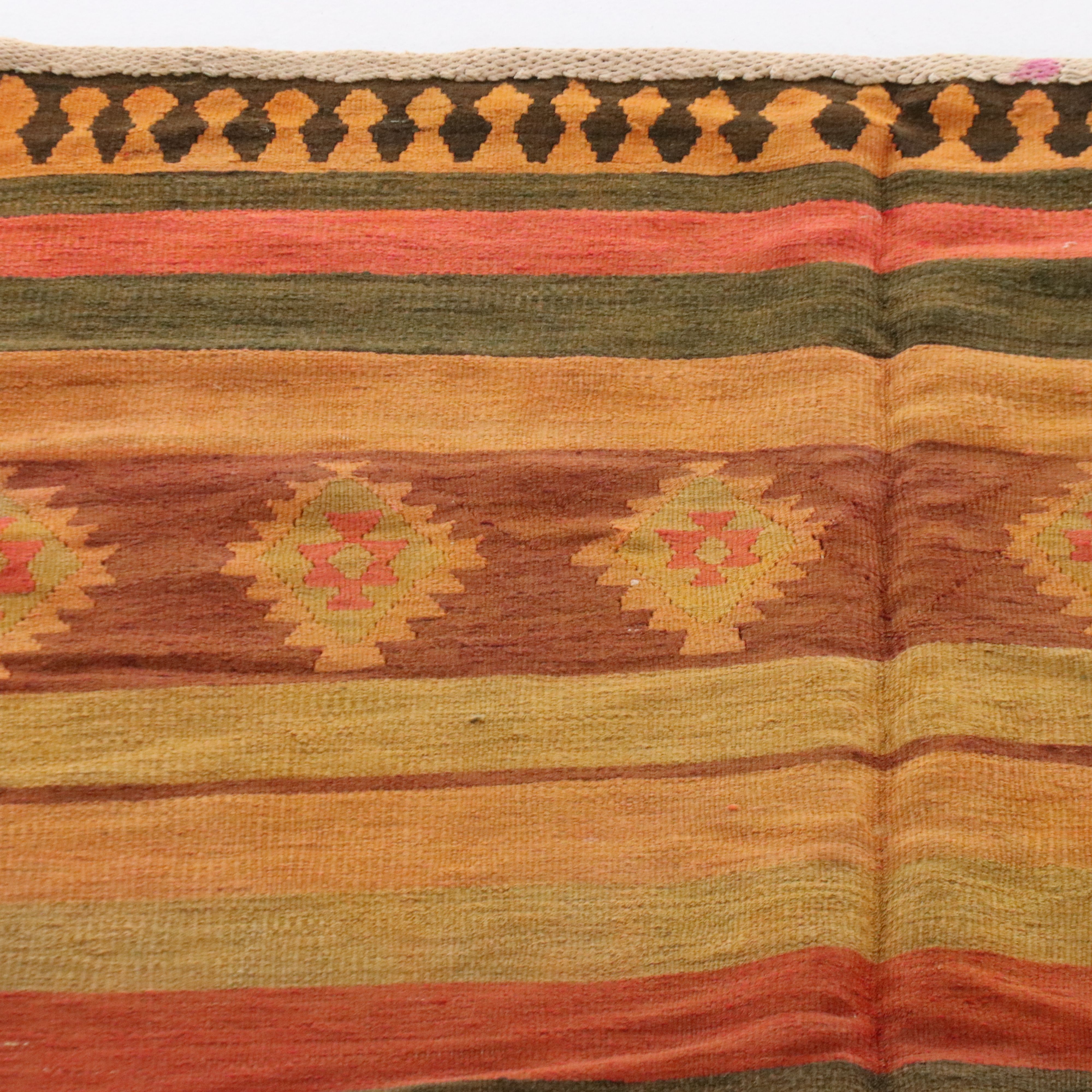 5'4 x 11'10 Handwoven Persian Kilim Area Rug