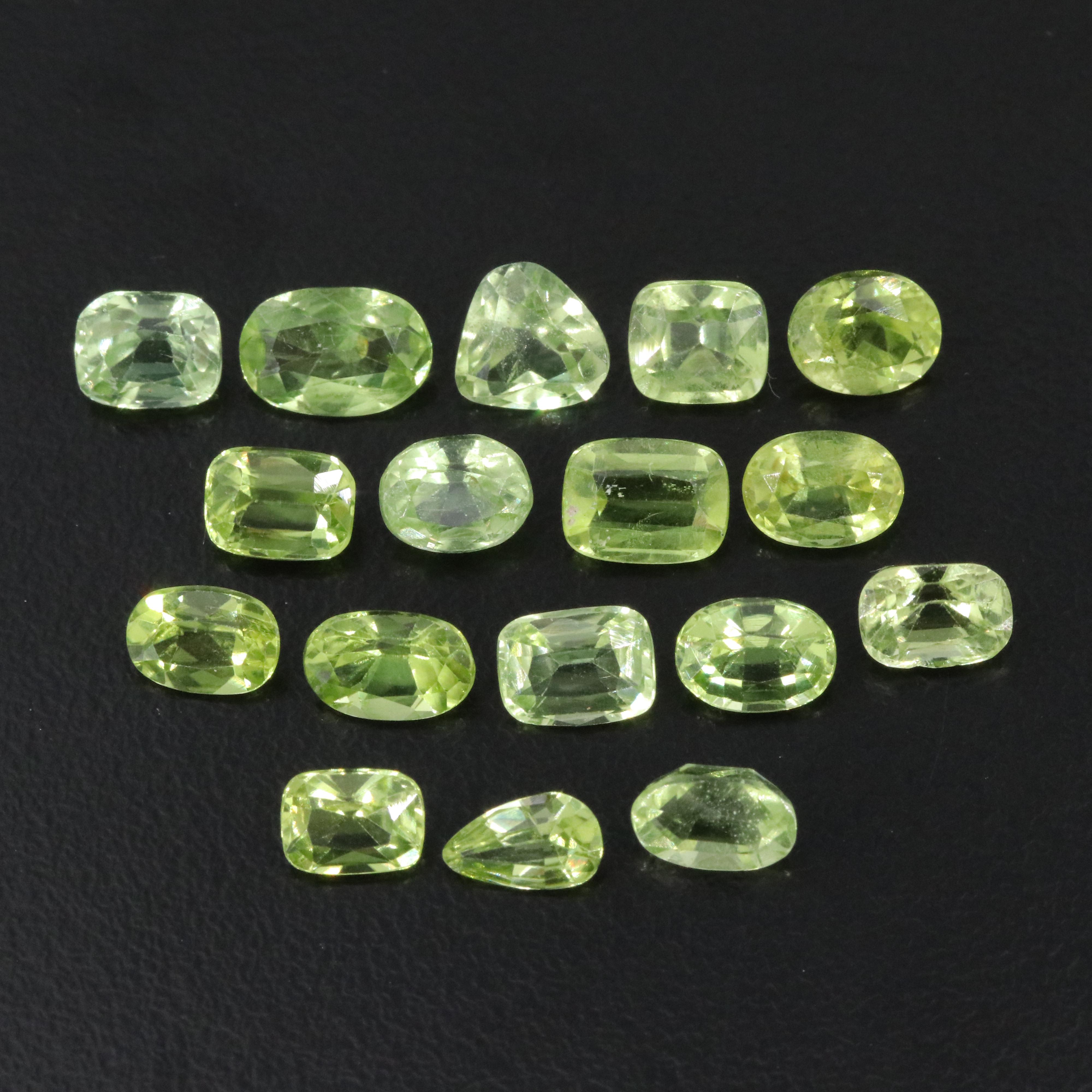 Loose 19.59 CTW Peridot Lot