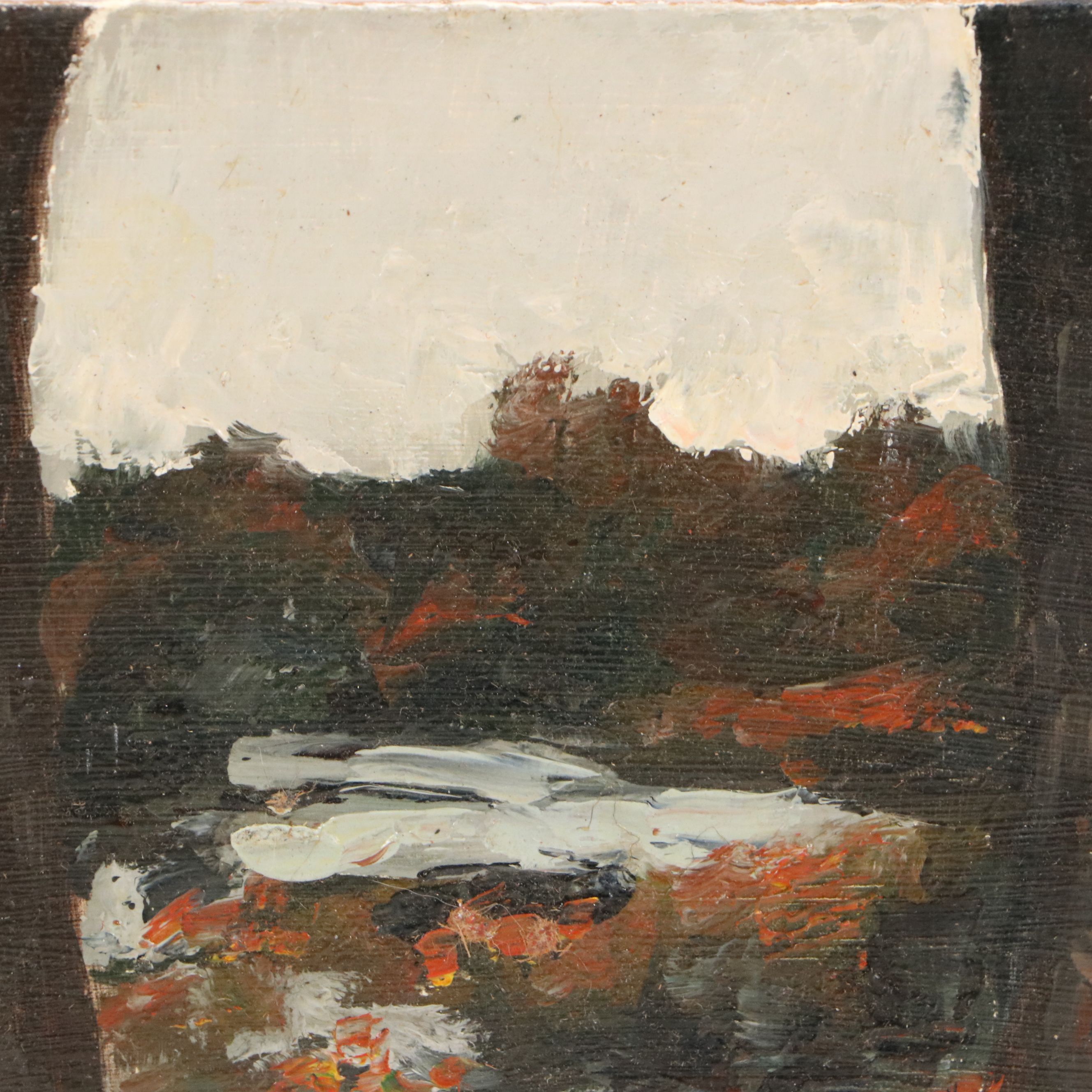 Bernard Lennon Landscape Oil Painting, Mid-20th Century
