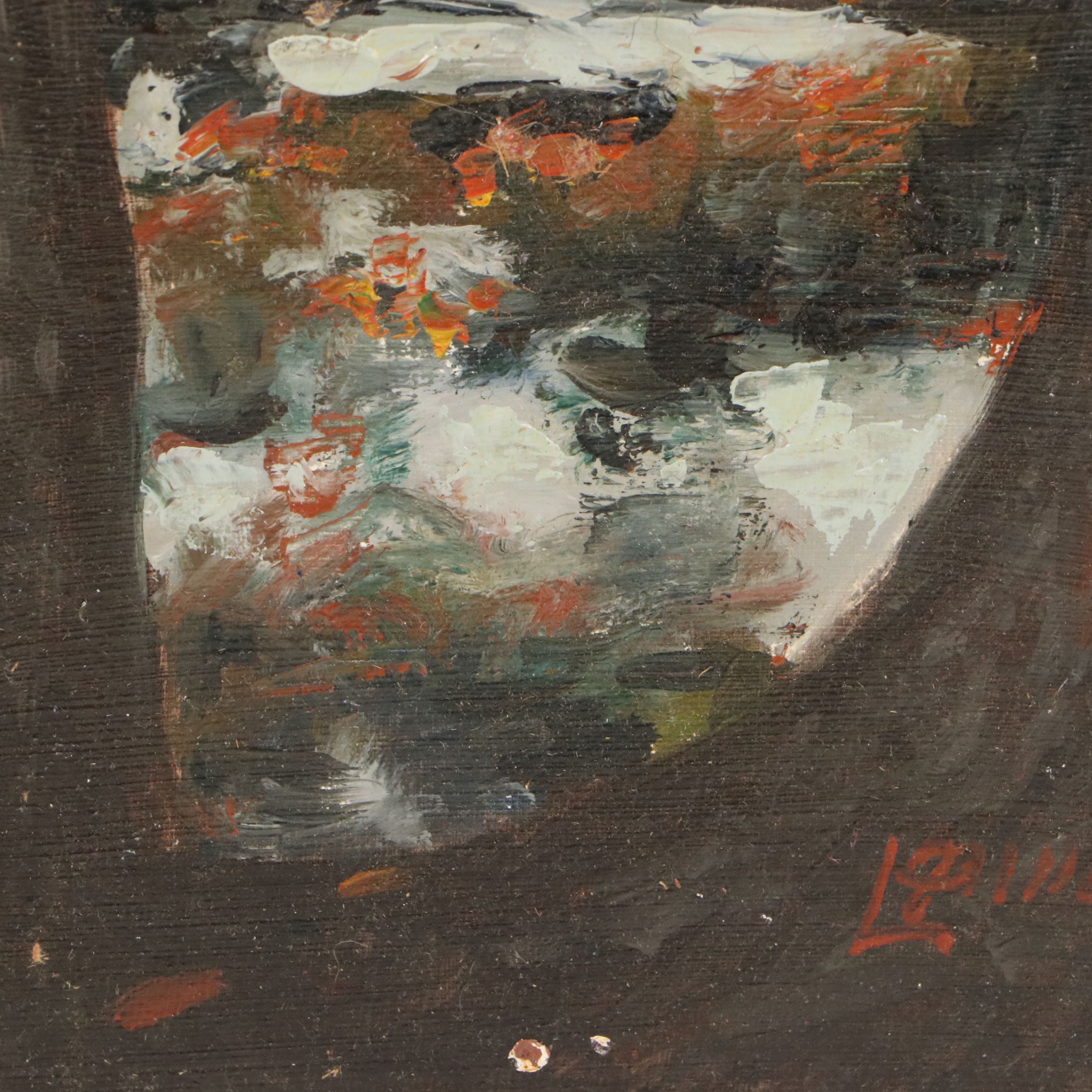 Bernard Lennon Landscape Oil Painting, Mid-20th Century
